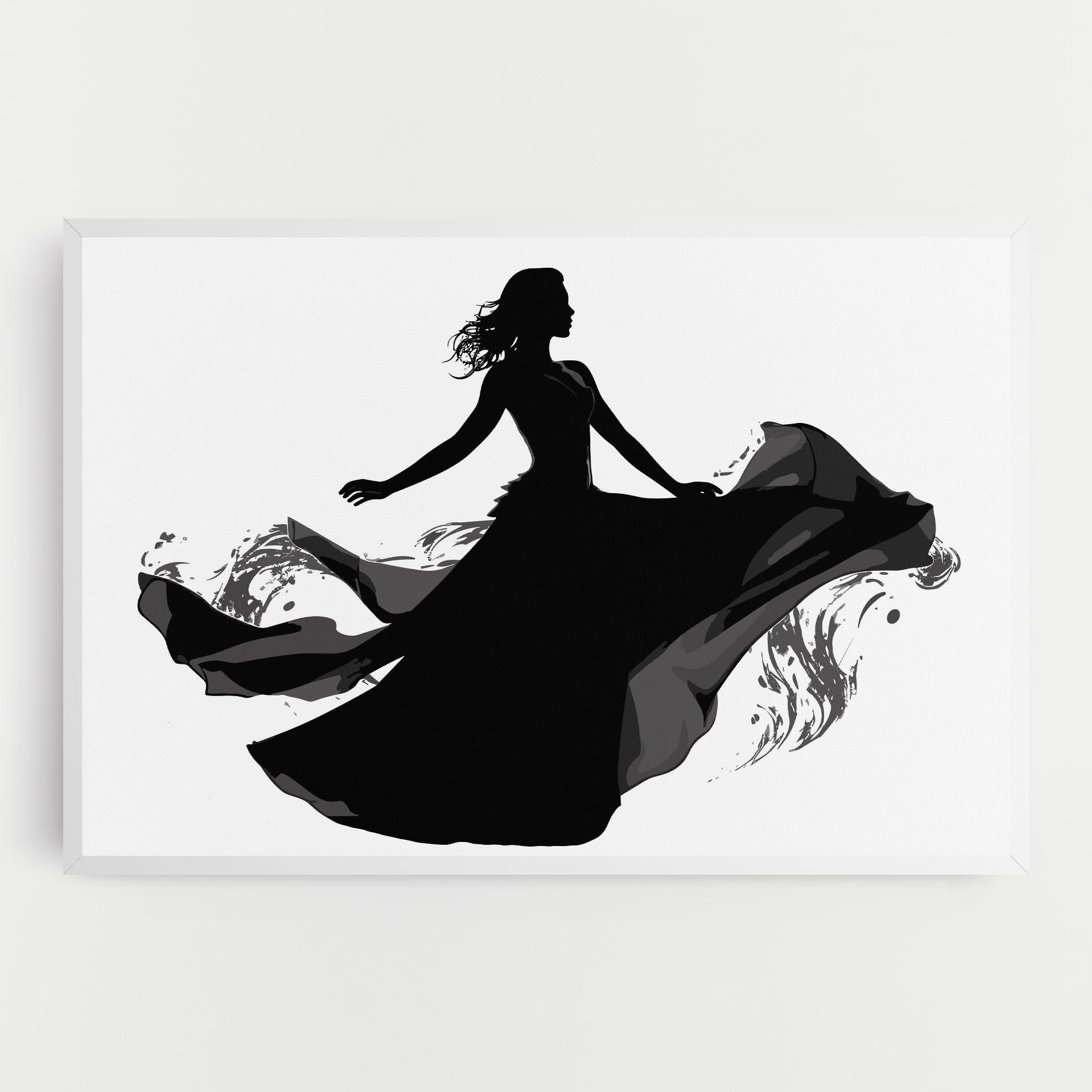 Картина на платно Dress Jump mockup 0