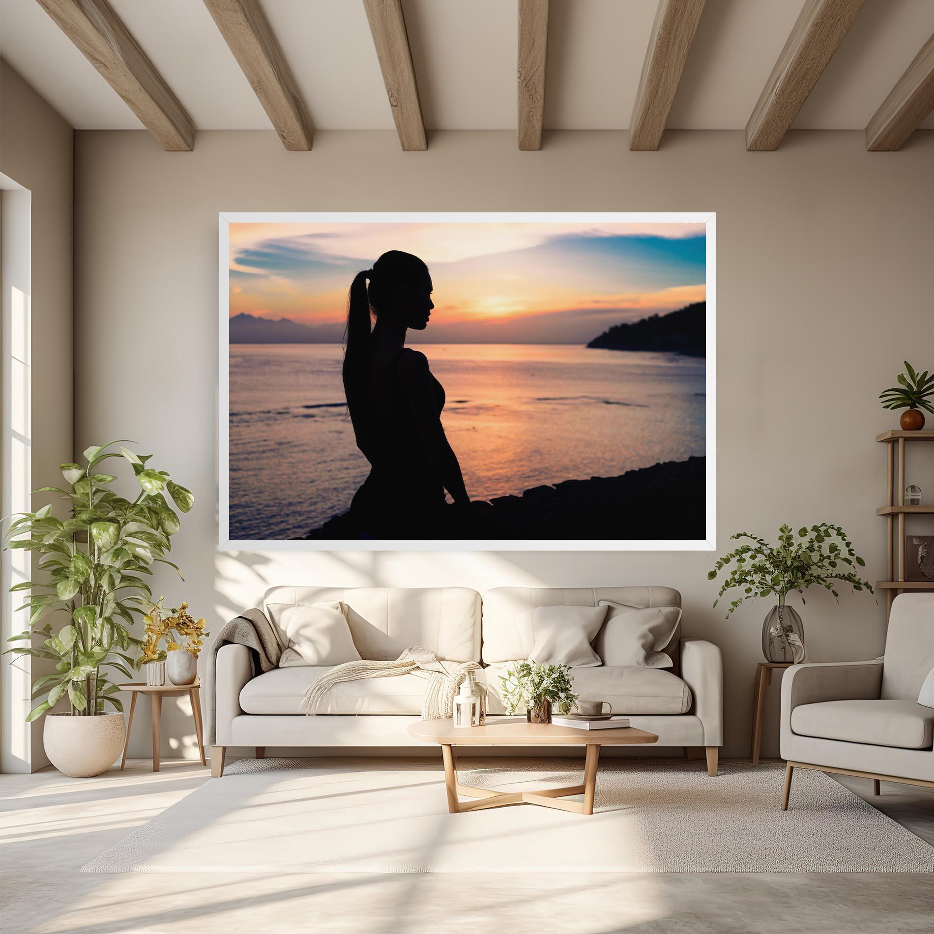 Картина на платно Beach Pretty View mockup 6