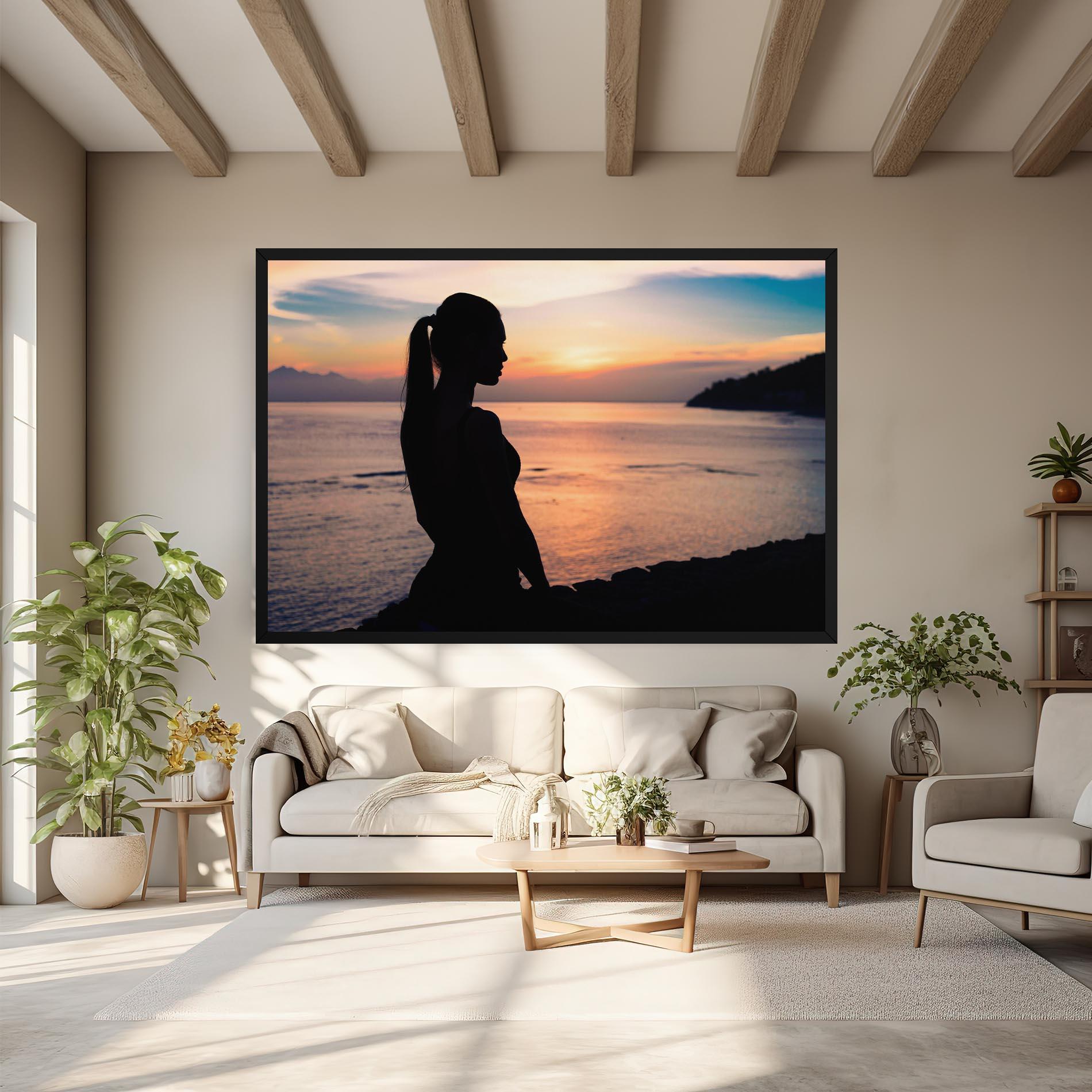 Картина на платно Beach Pretty View mockup 6