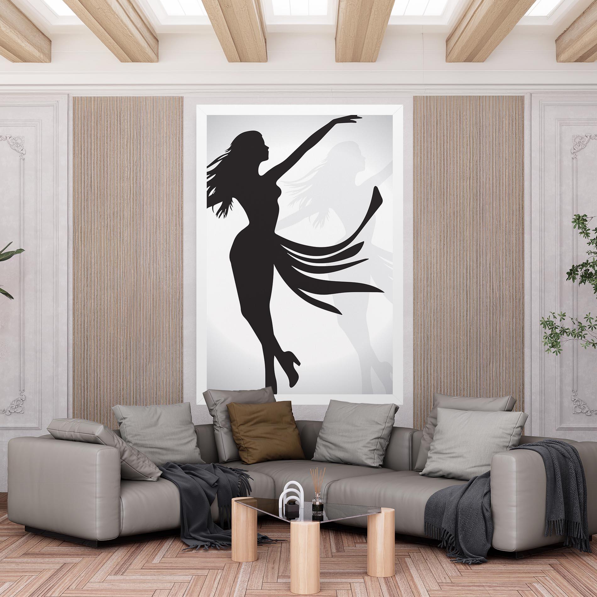 Картина на платно Dance Shilouette mockup 6