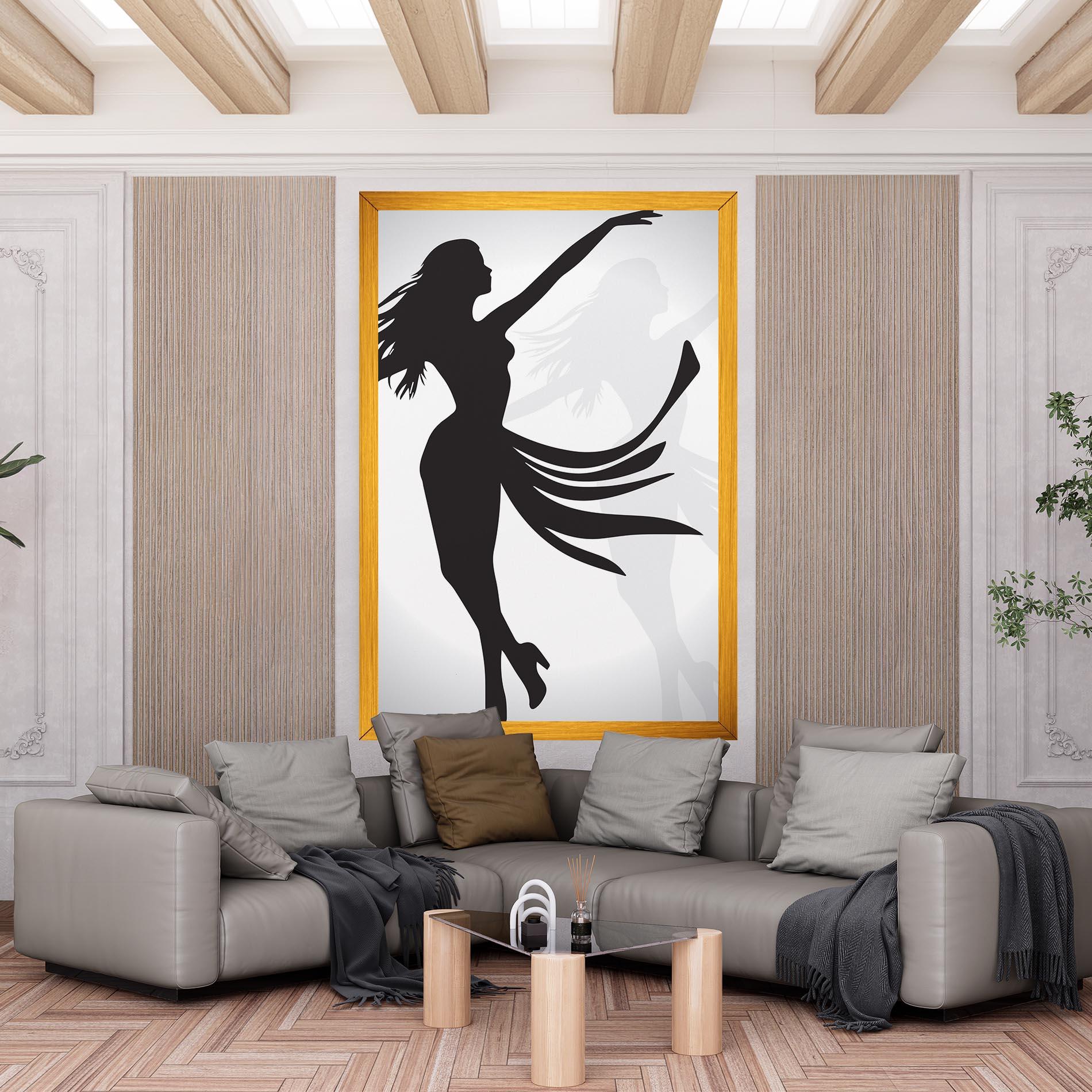 Картина на платно Dance Shilouette mockup 6