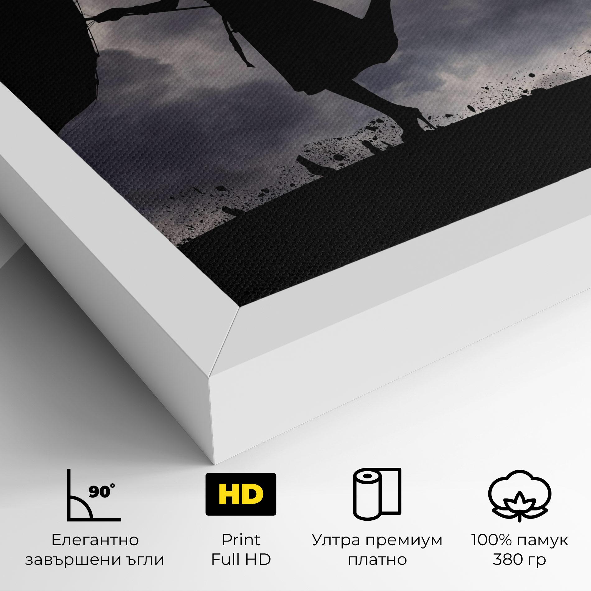 Картина на платно Stormy Day mockup 4