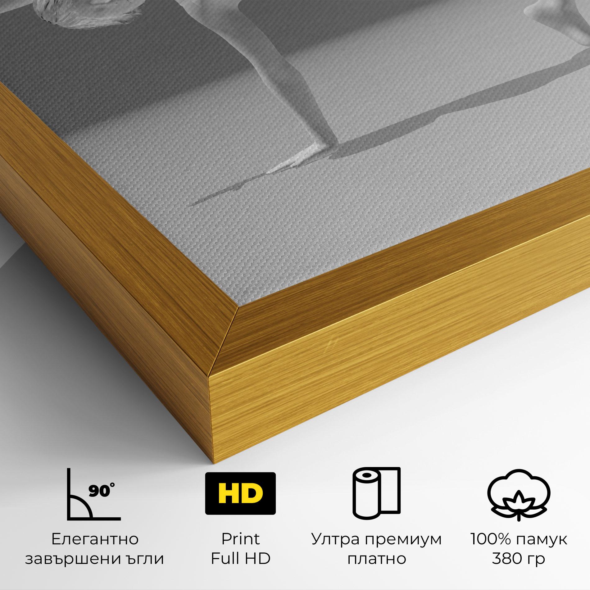 Картина на платно 3d Gymnastic Pose mockup 4