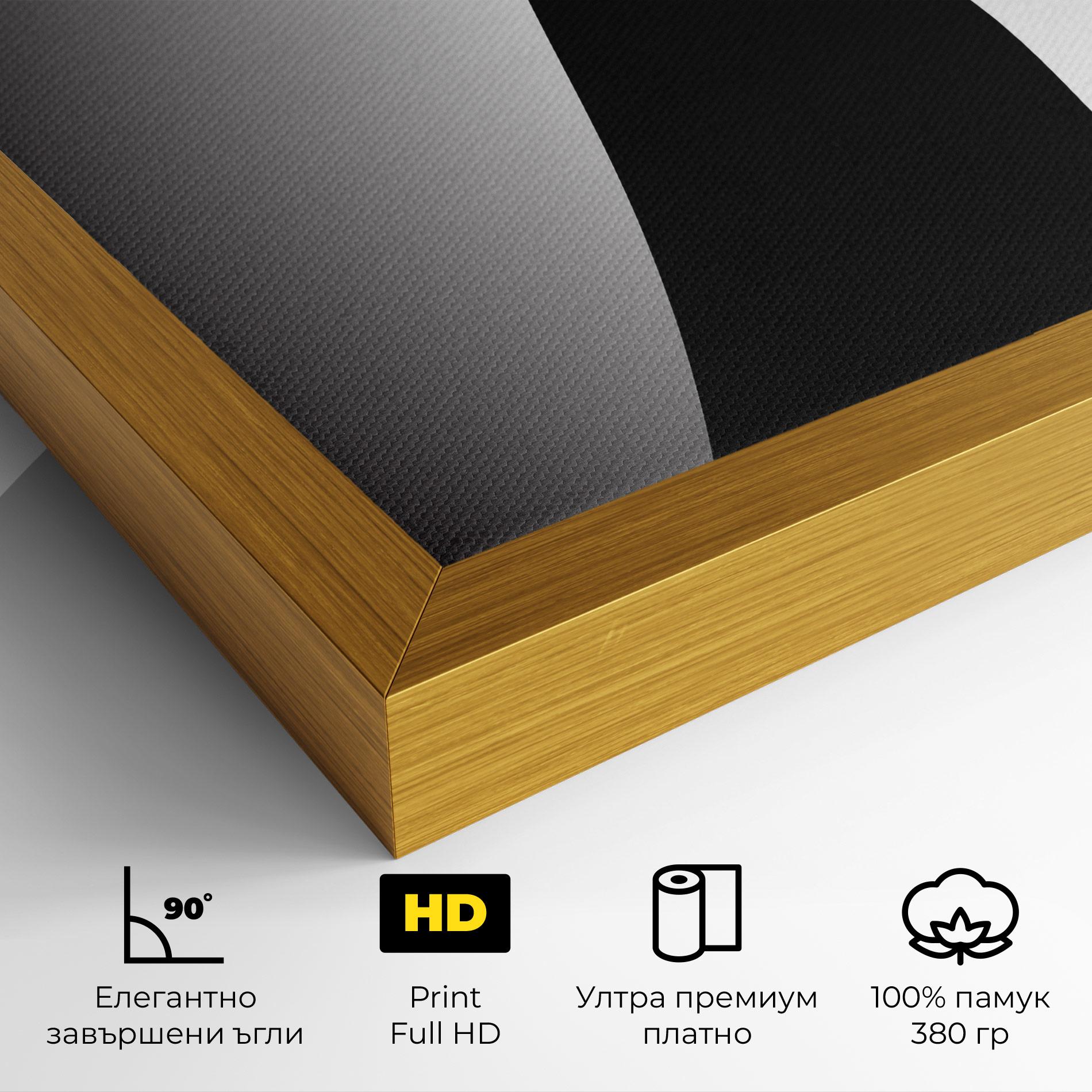 Картина на платно Big Hat Lady mockup 4