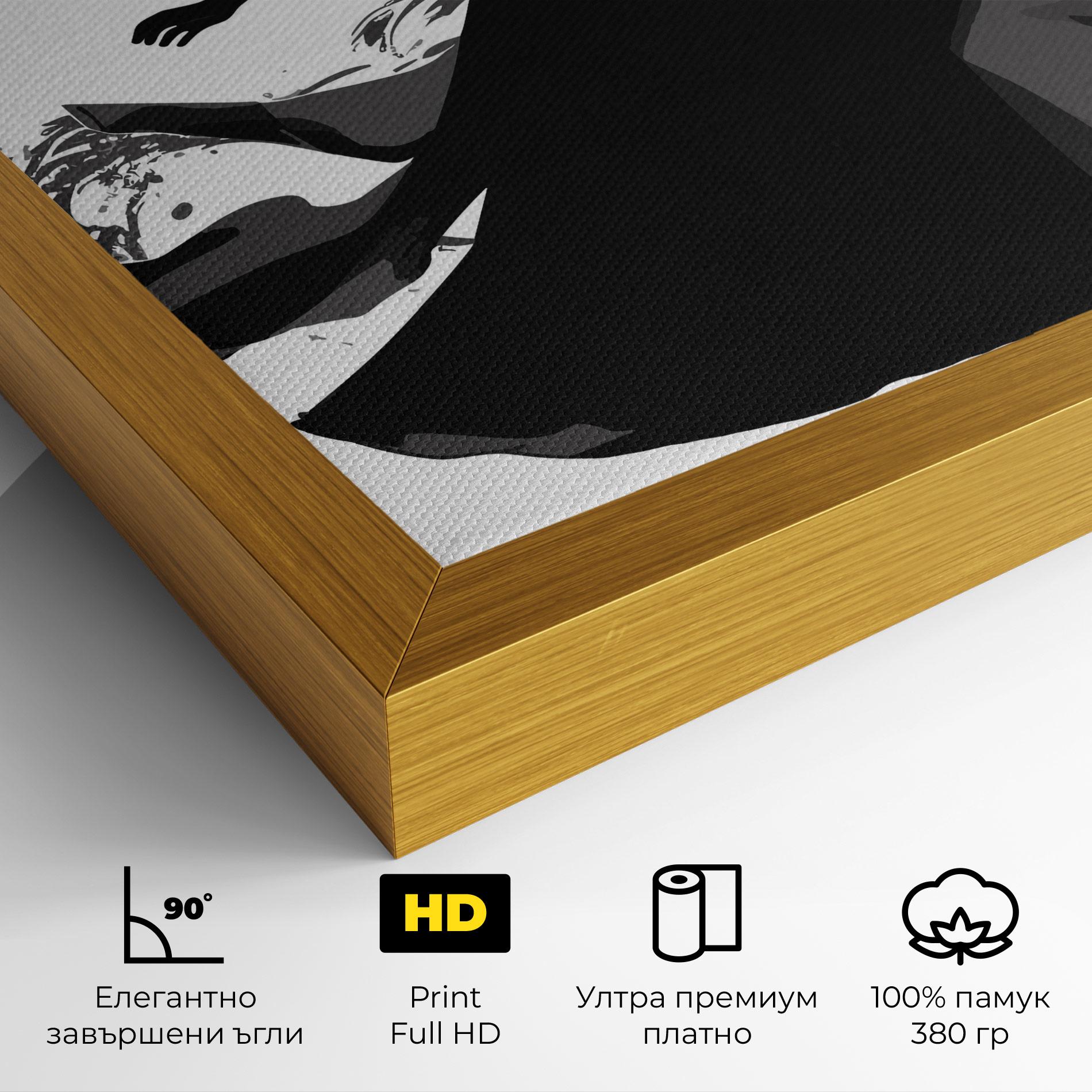 Картина на платно Dress Jump mockup 4