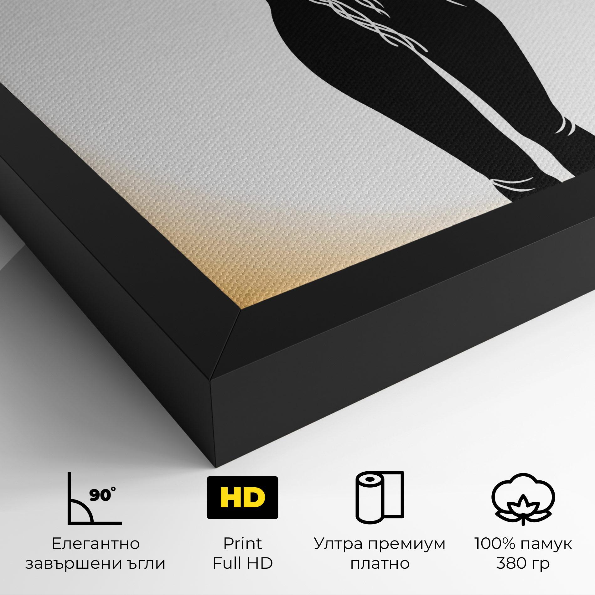 Картина на платно Mistic Woman mockup 4