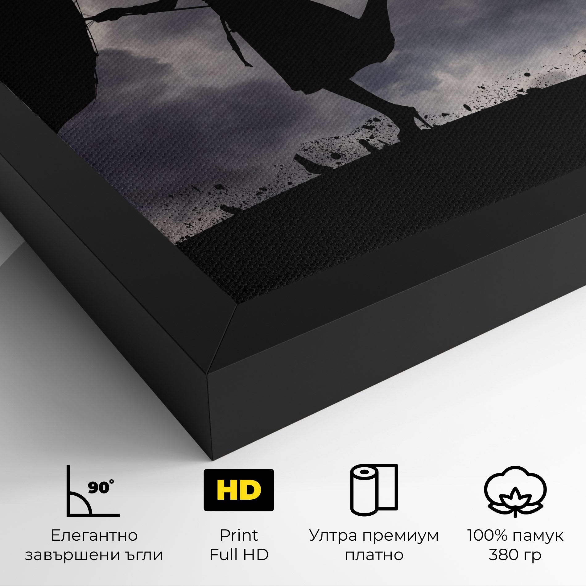 Картина на платно Stormy Day mockup 4