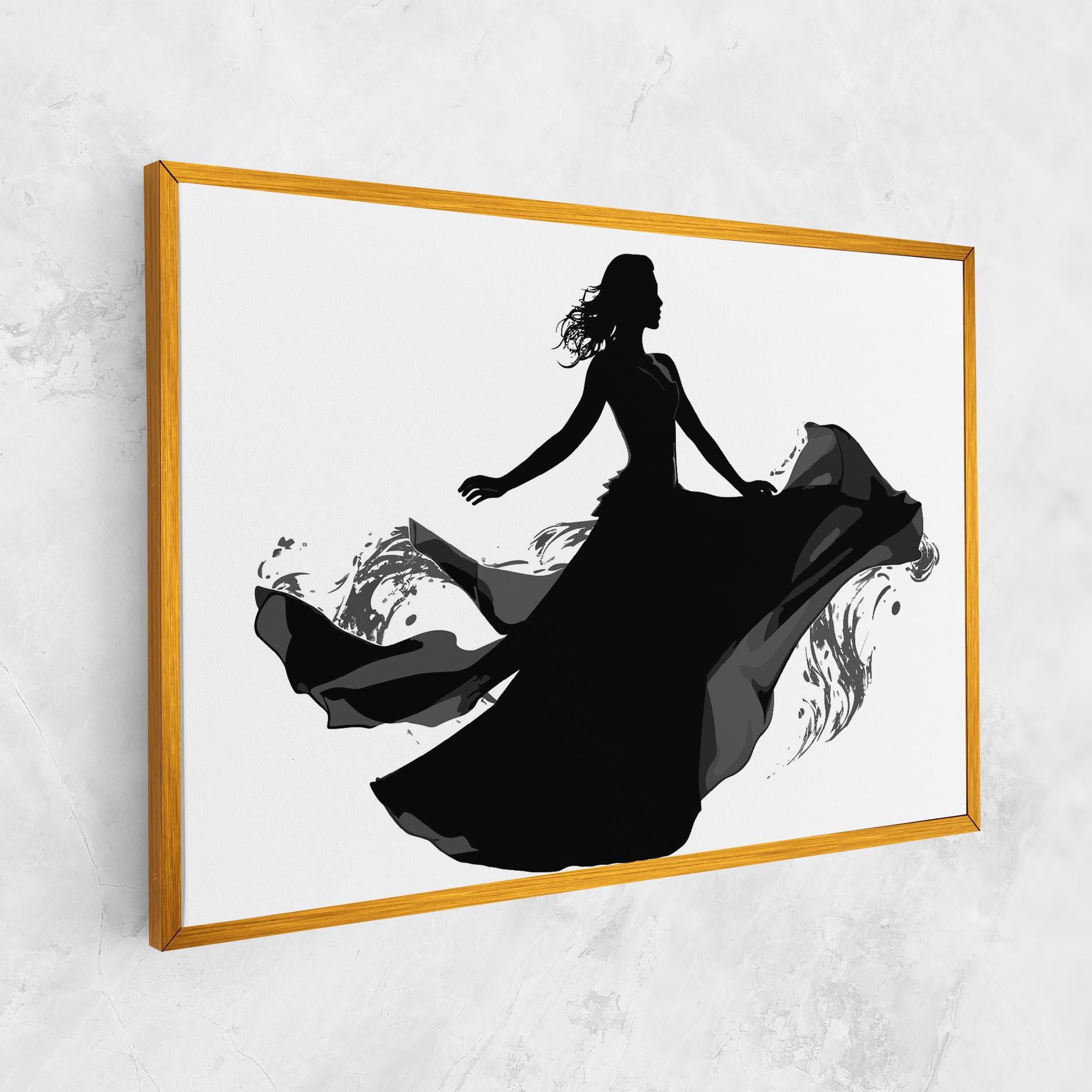 Картина на платно Dress Jump mockup 1