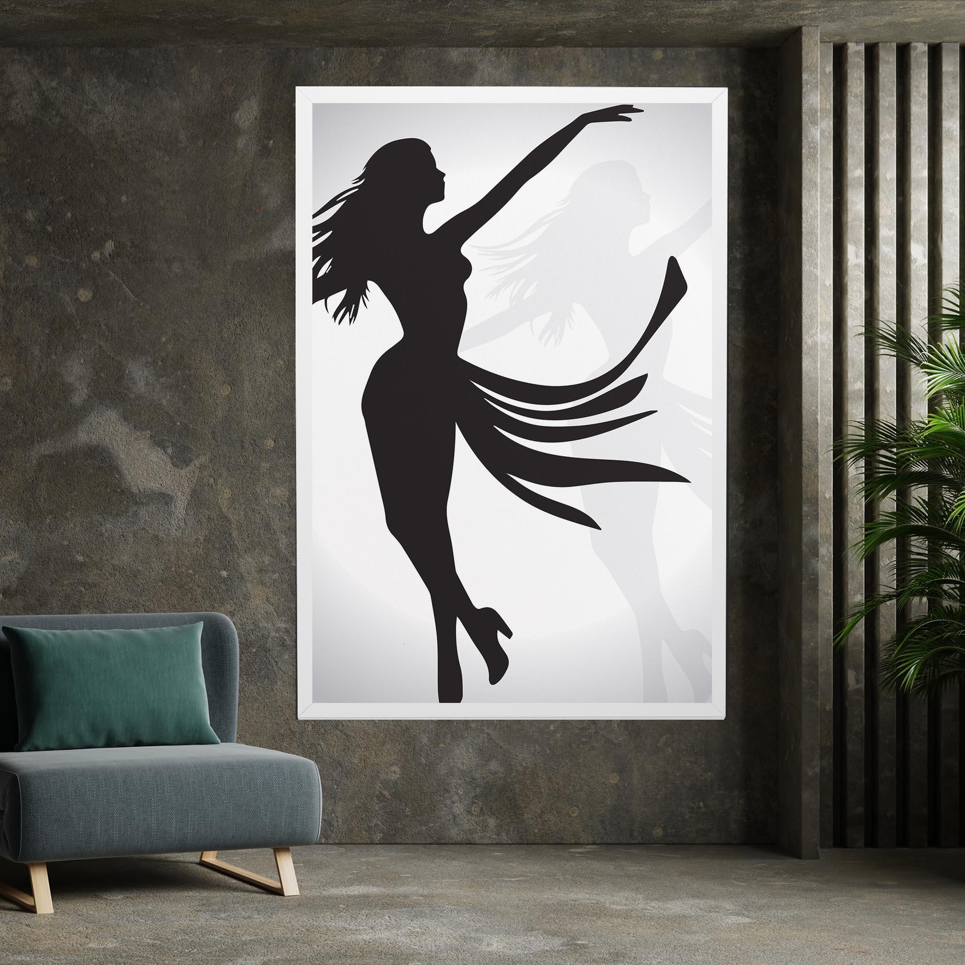 Картина на платно Dance Shilouette mockup 7
