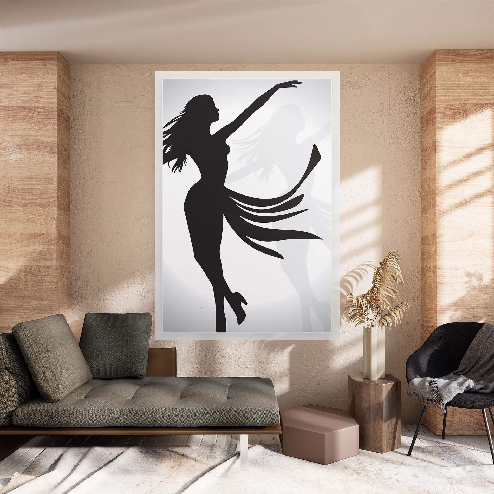 Картина на платно Dance Shilouette mockup 8
