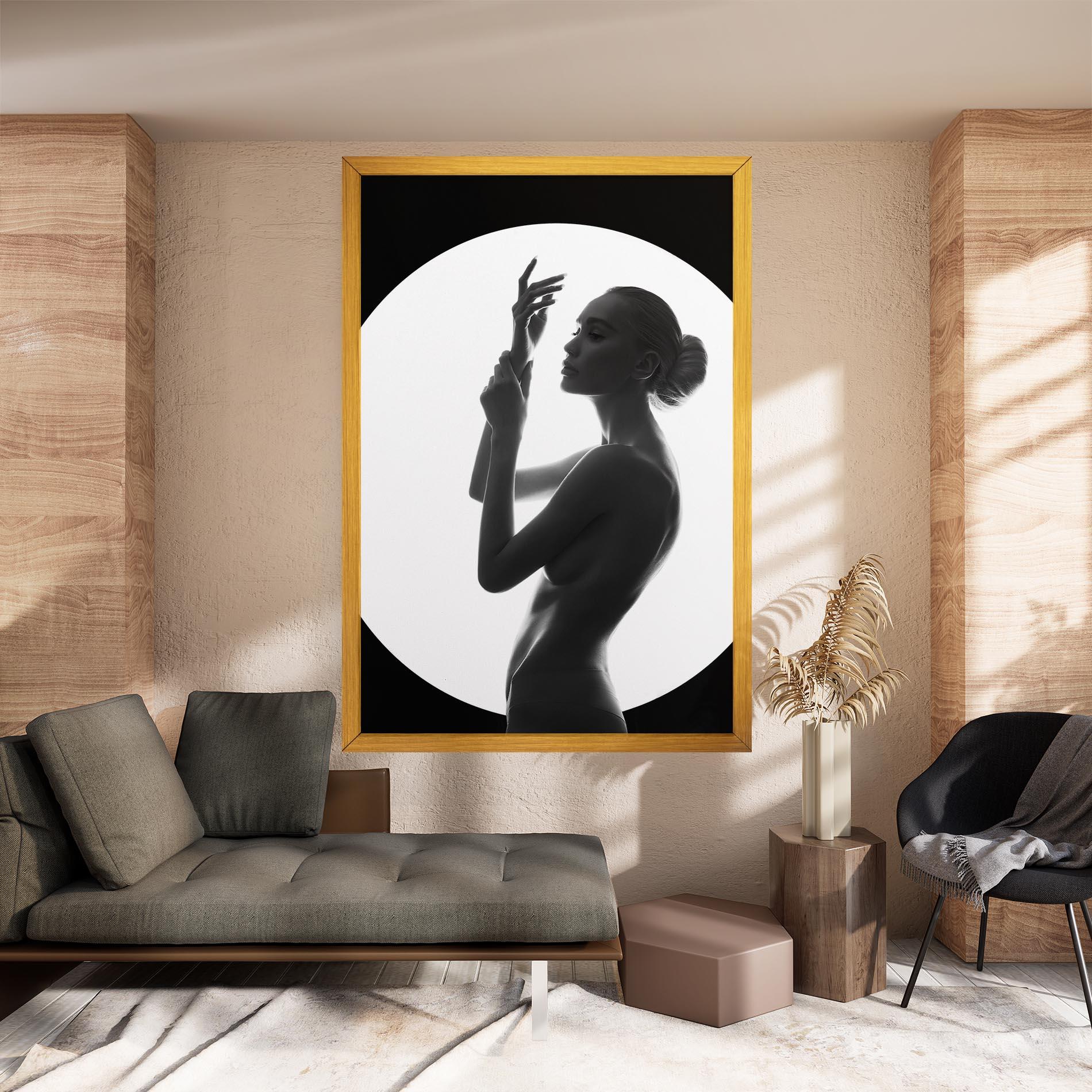 Картина на платно Body Figure mockup 8