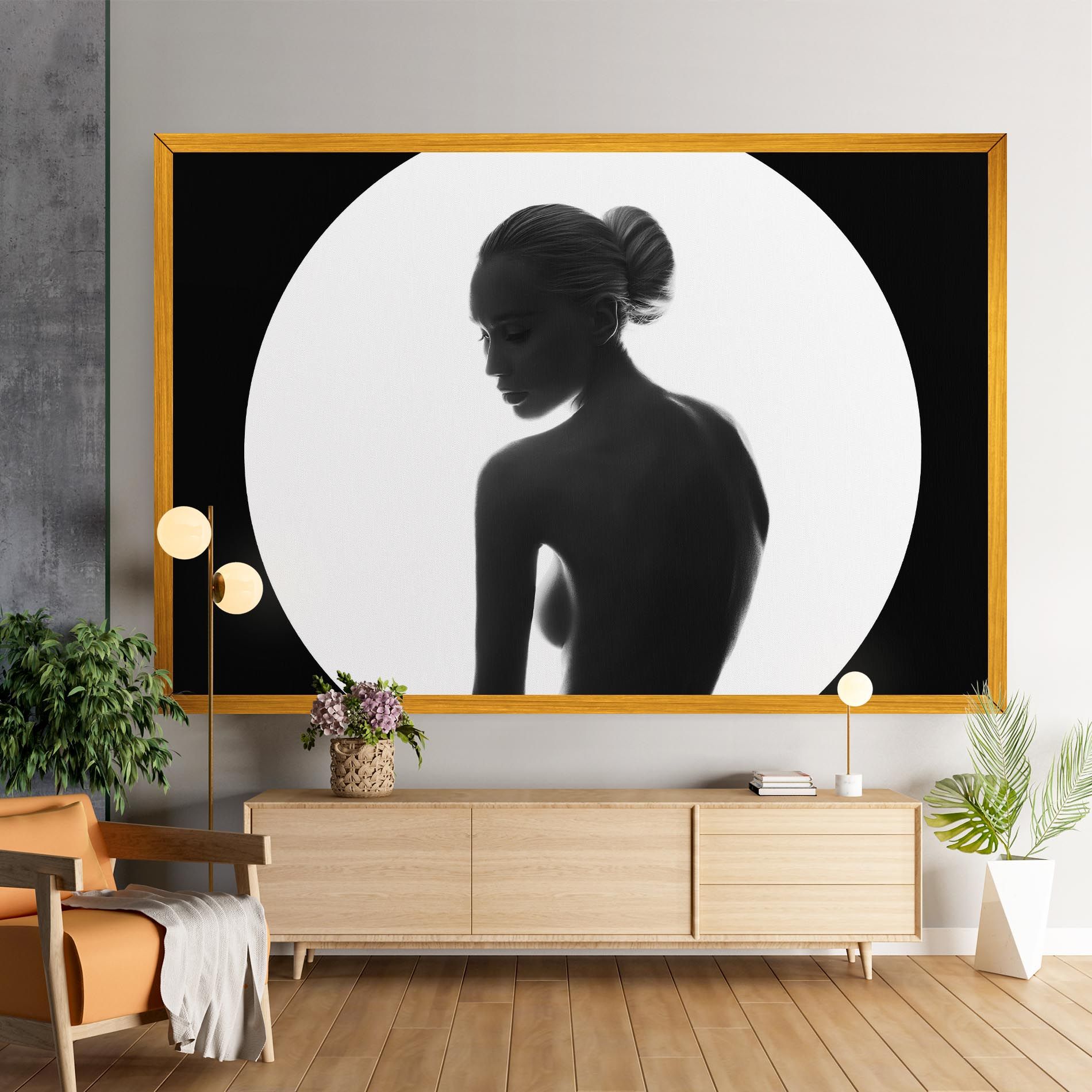 Woman Body Circle mockup 9