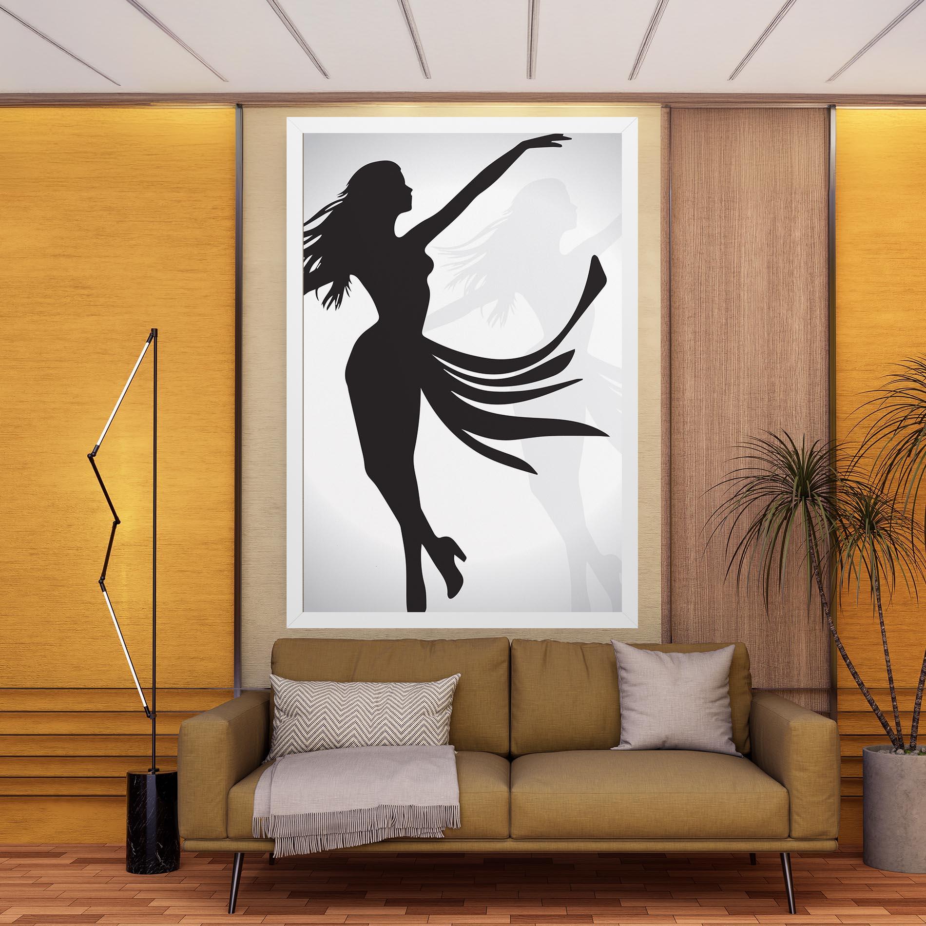 Картина на платно Dance Shilouette mockup 9