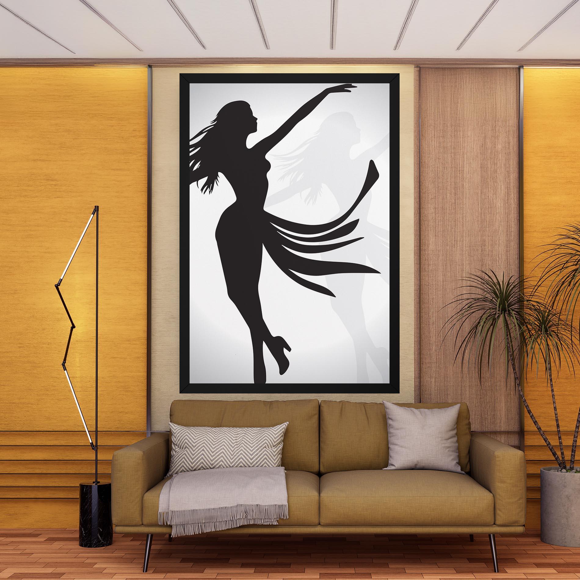 Картина на платно Dance Shilouette mockup 9