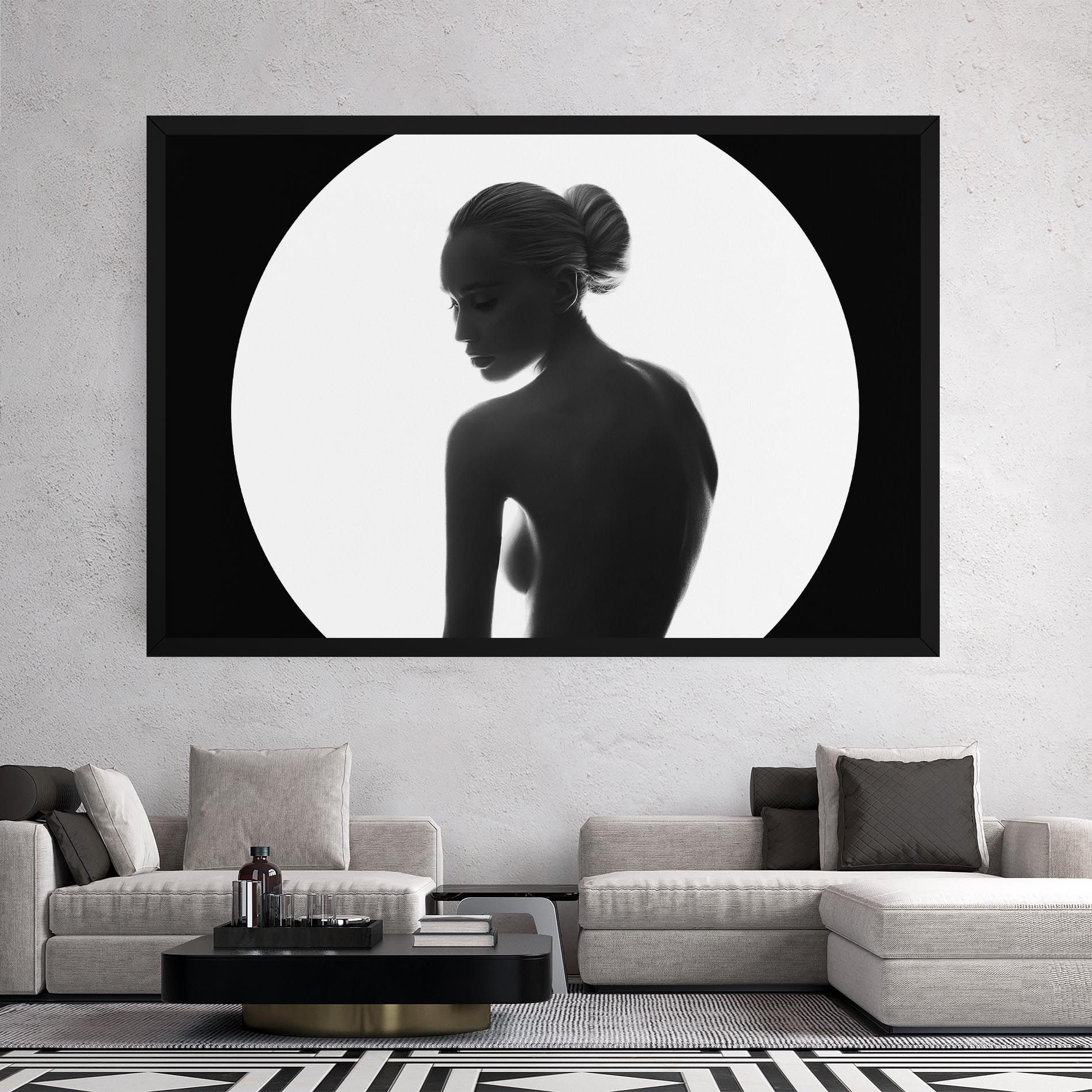 Woman Body Circle mockup 2