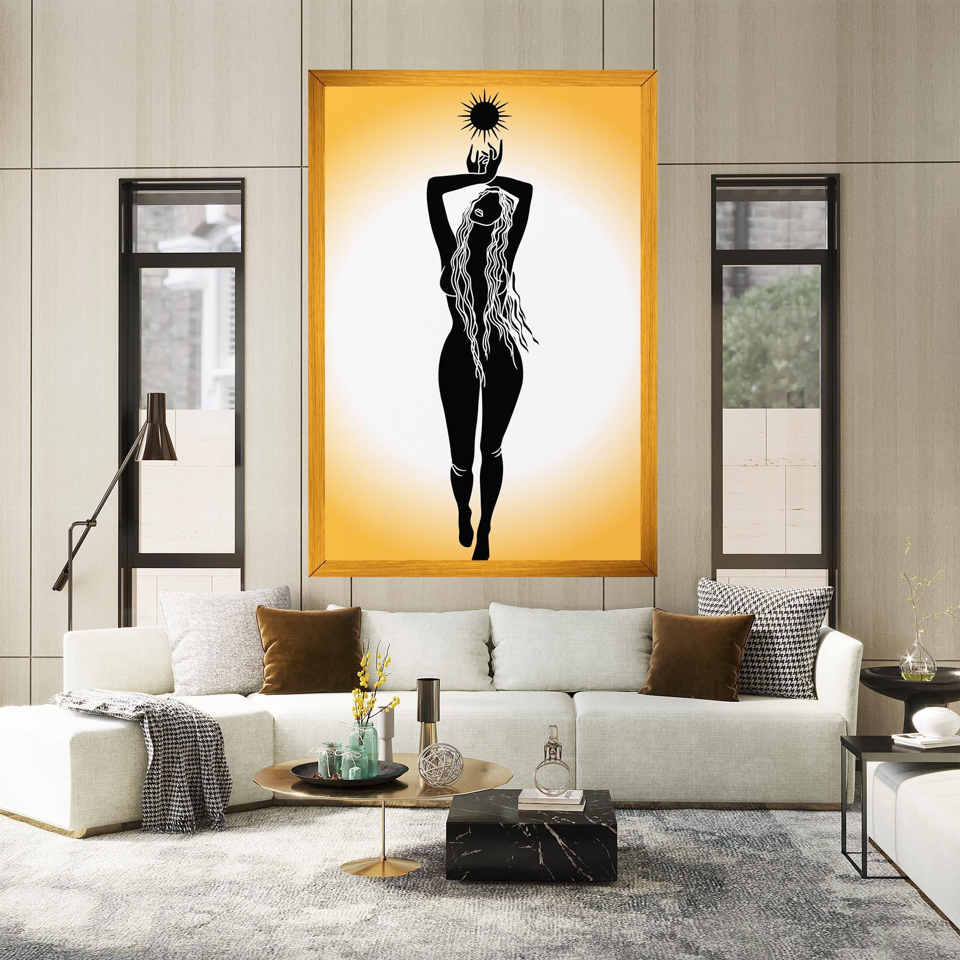 Картина на платно Mistic Woman mockup 2