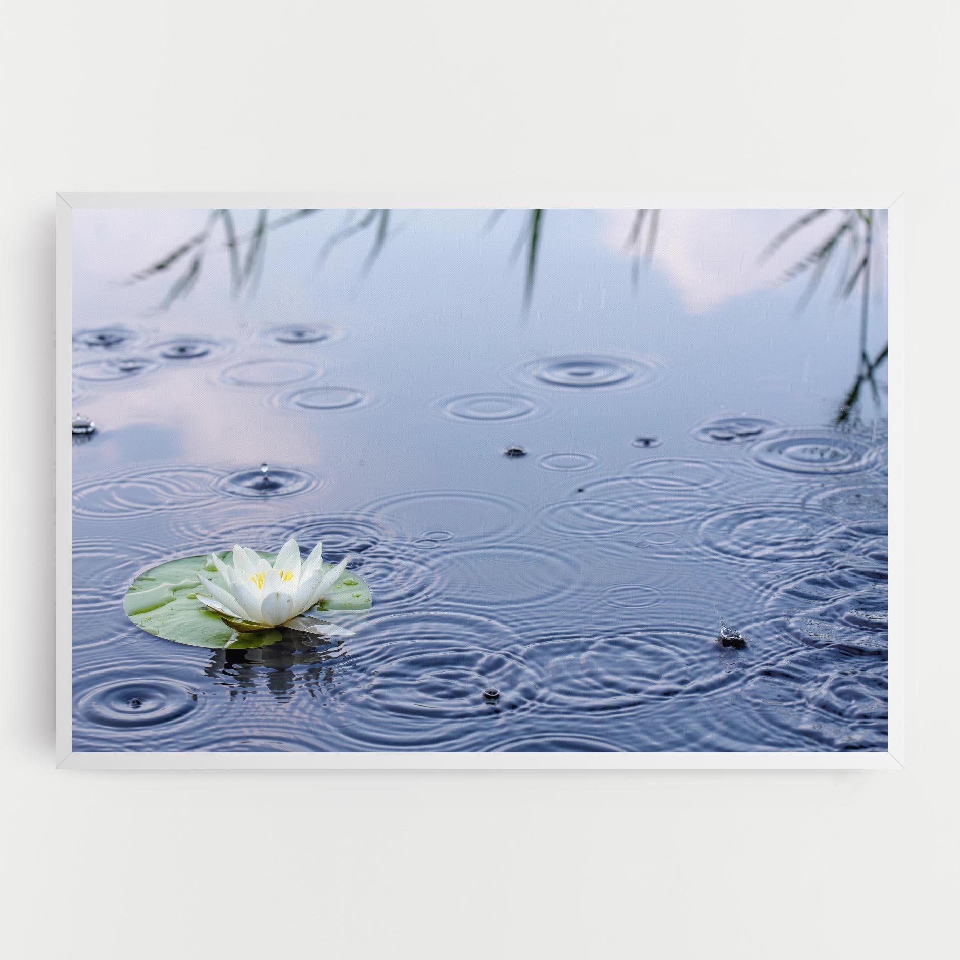 Картина на платно Clear Lake Rain mockup 0