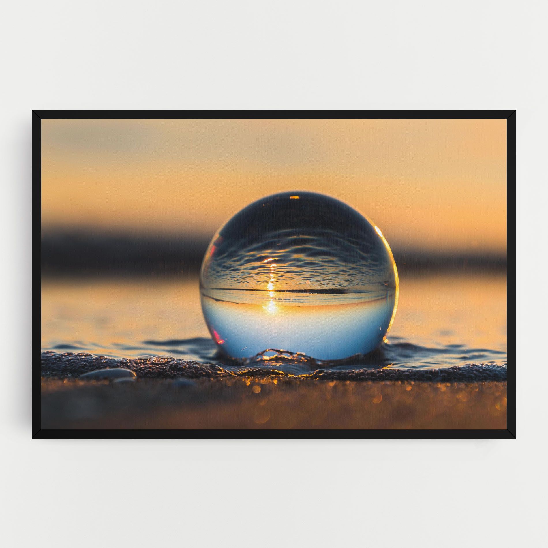 Water Bubble Reflecting mockup 0