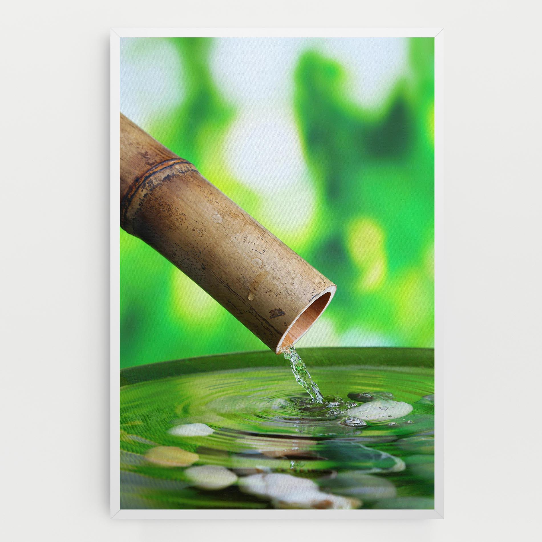 Картина на платно Bamboo Fountain mockup 0