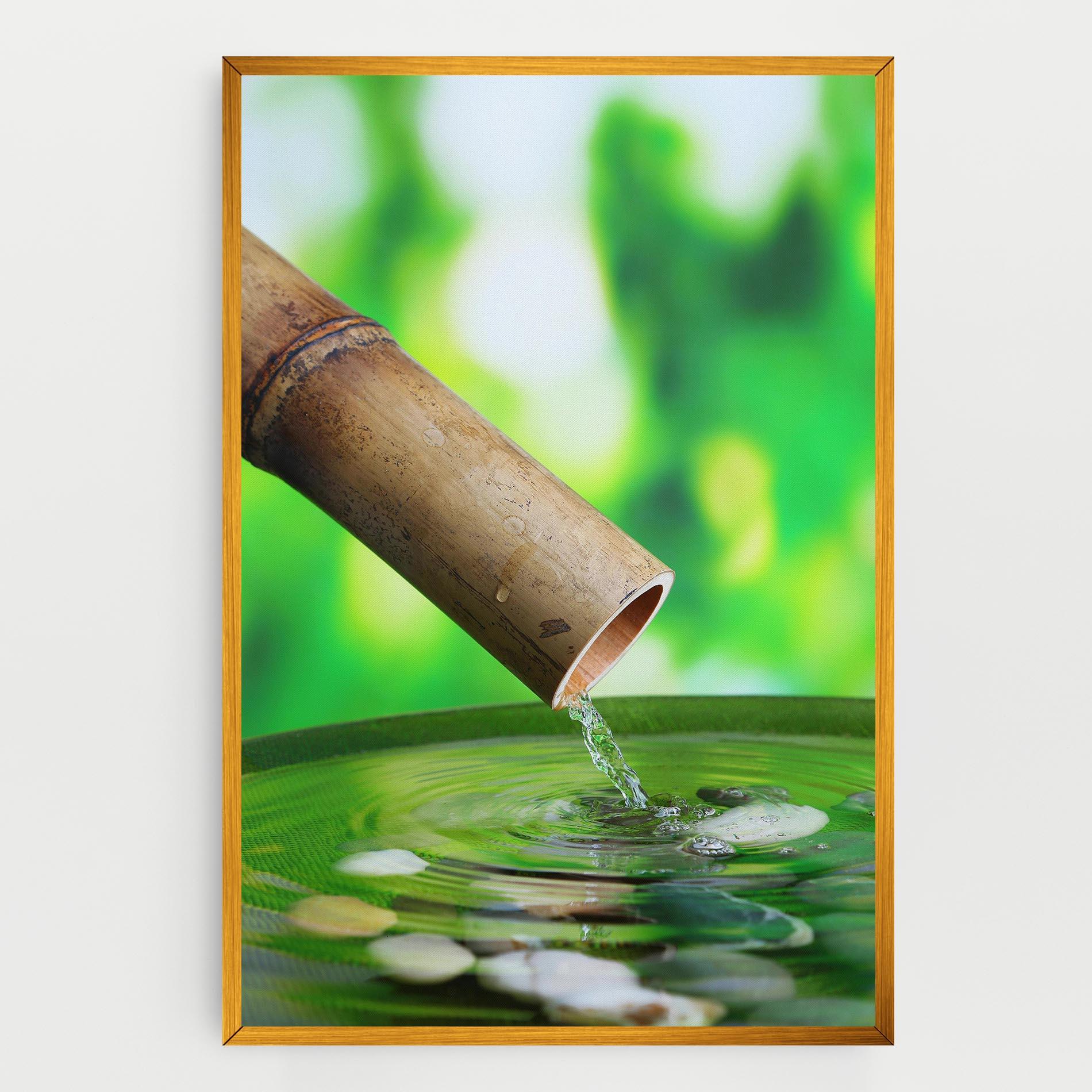 Картина на платно Bamboo Fountain mockup 0