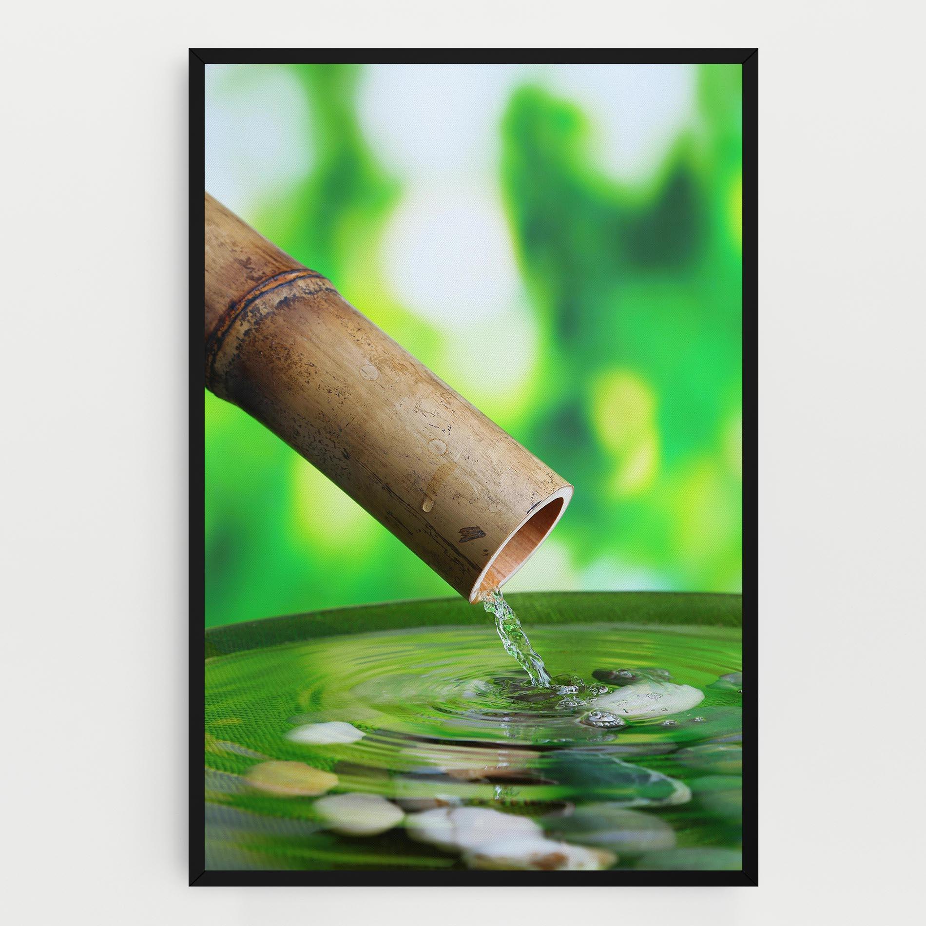 Картина на платно Bamboo Fountain mockup 0