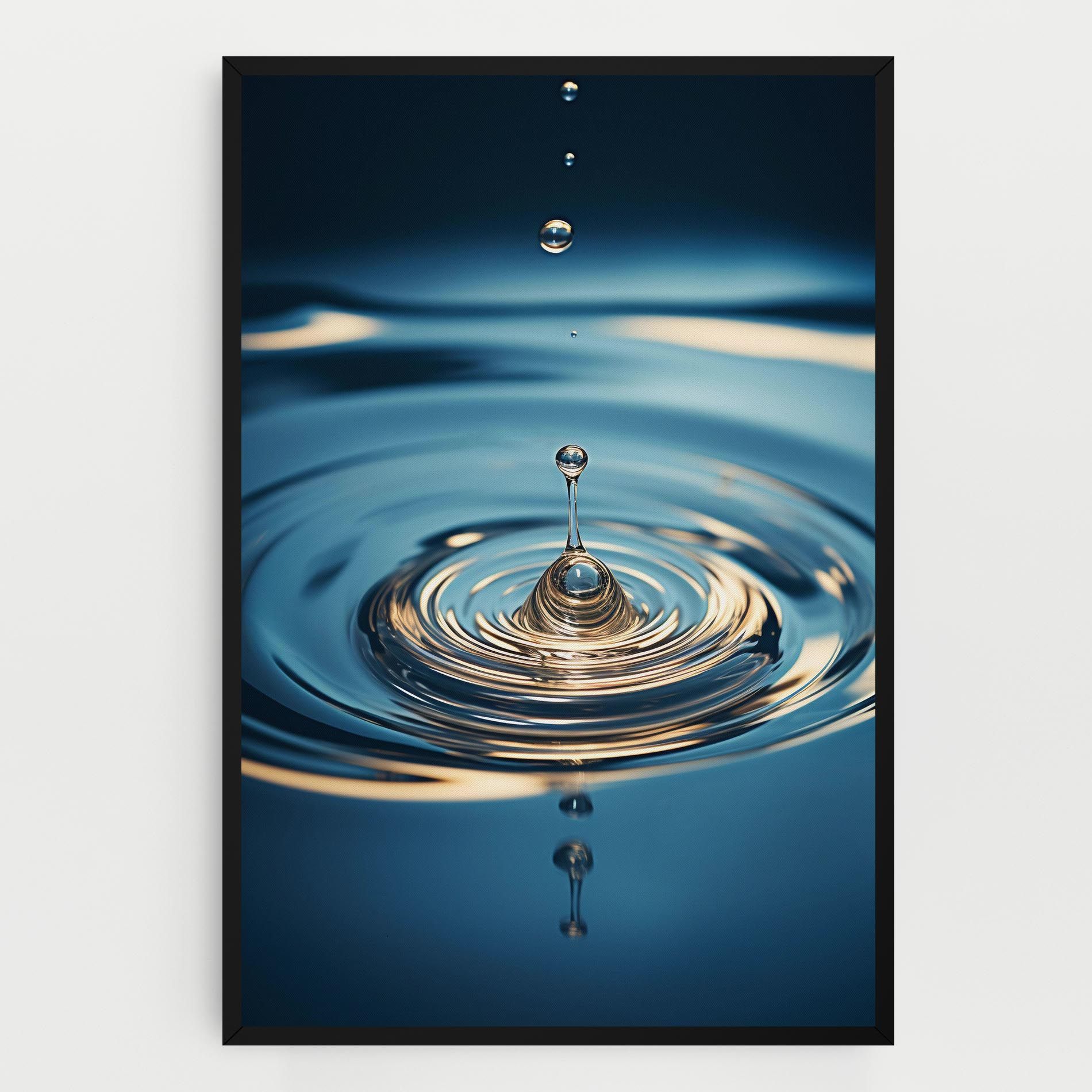 Cream Water Drop mockup 0