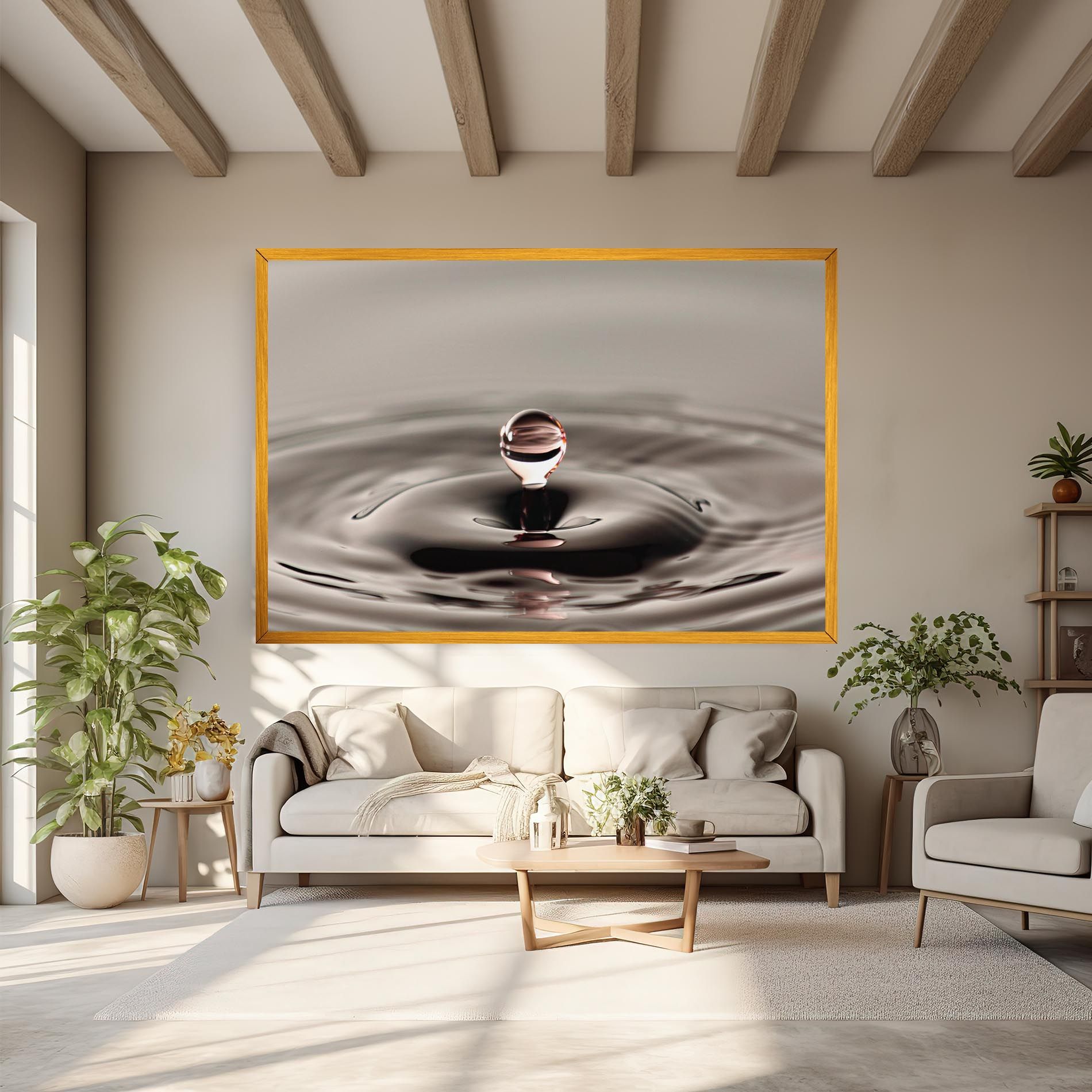 Close Red Water Drop mockup 6