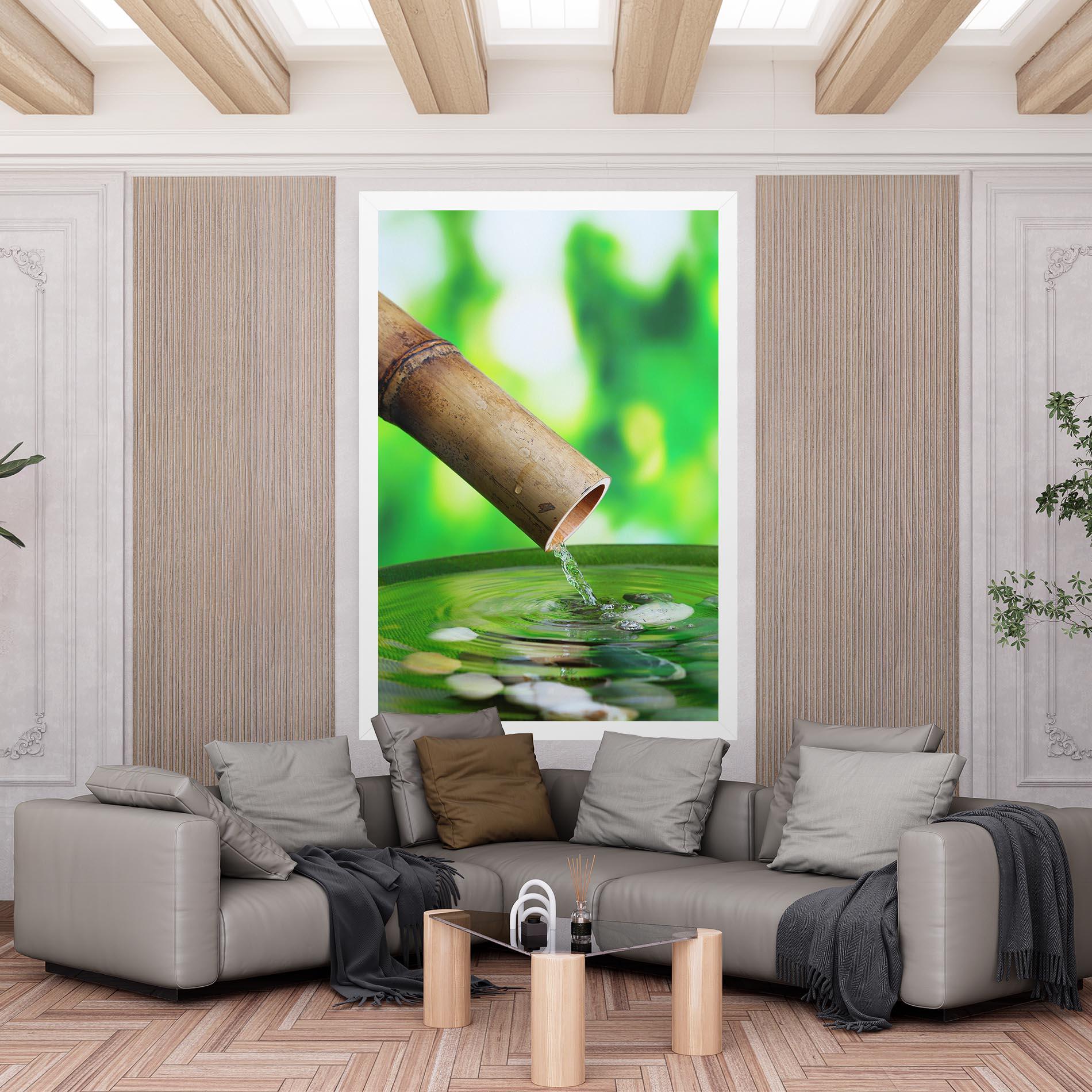 Картина на платно Bamboo Fountain mockup 6