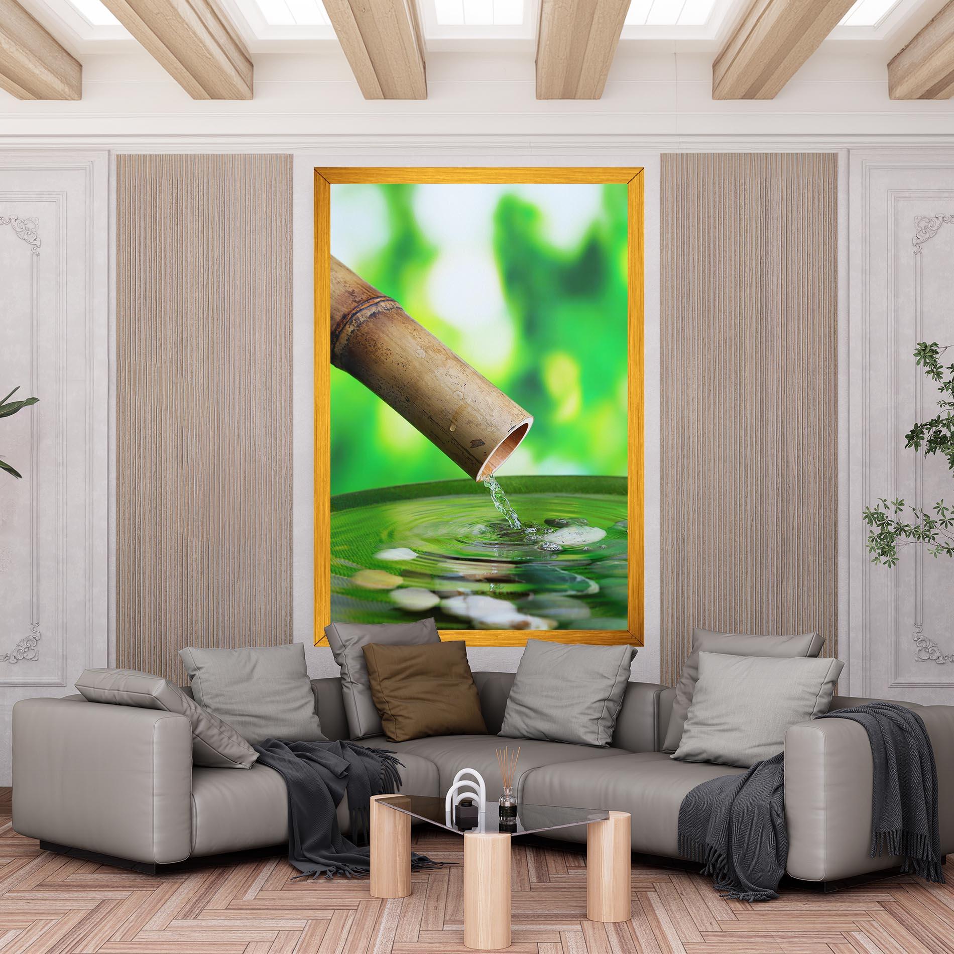 Картина на платно Bamboo Fountain mockup 6