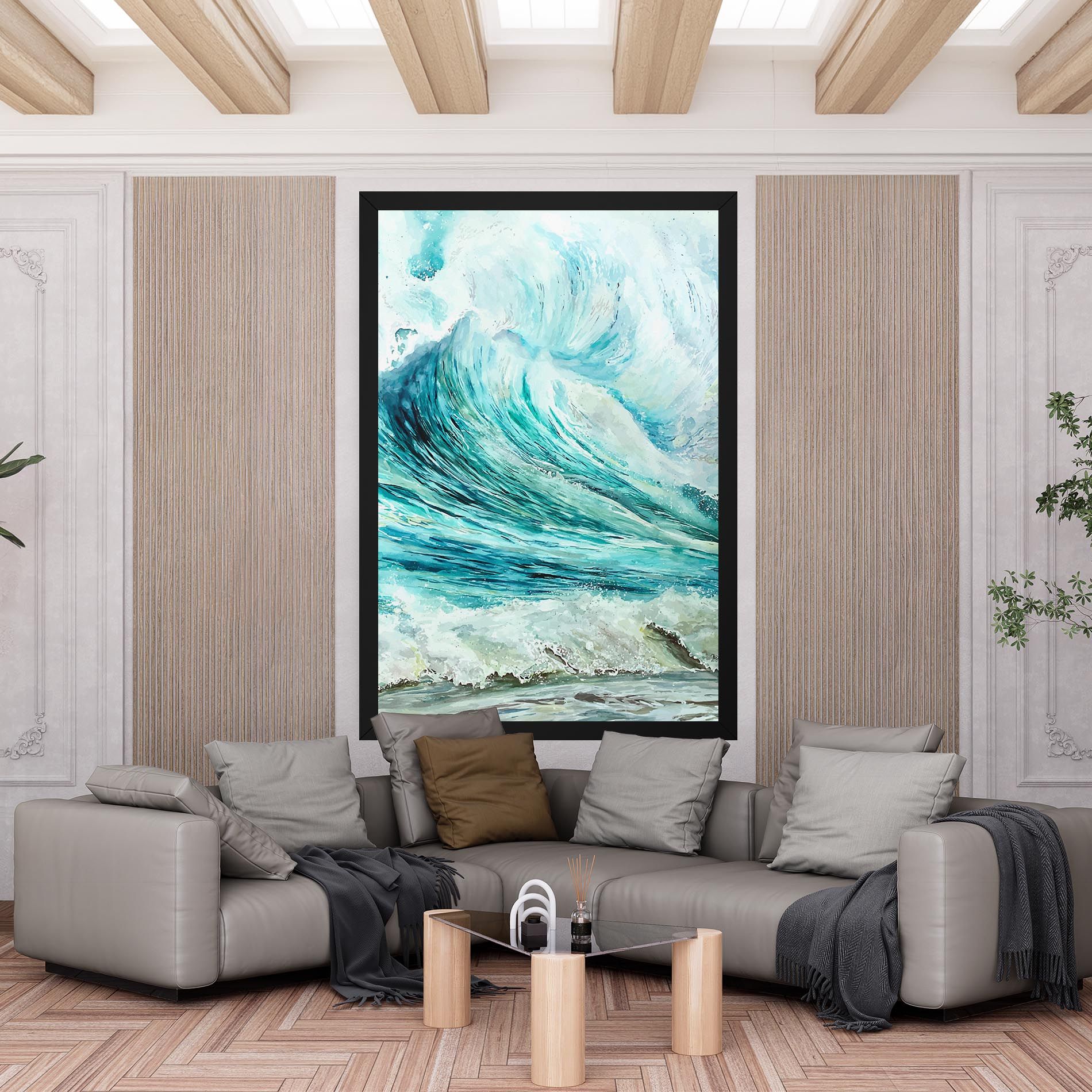 Sea Watercolor mockup 6