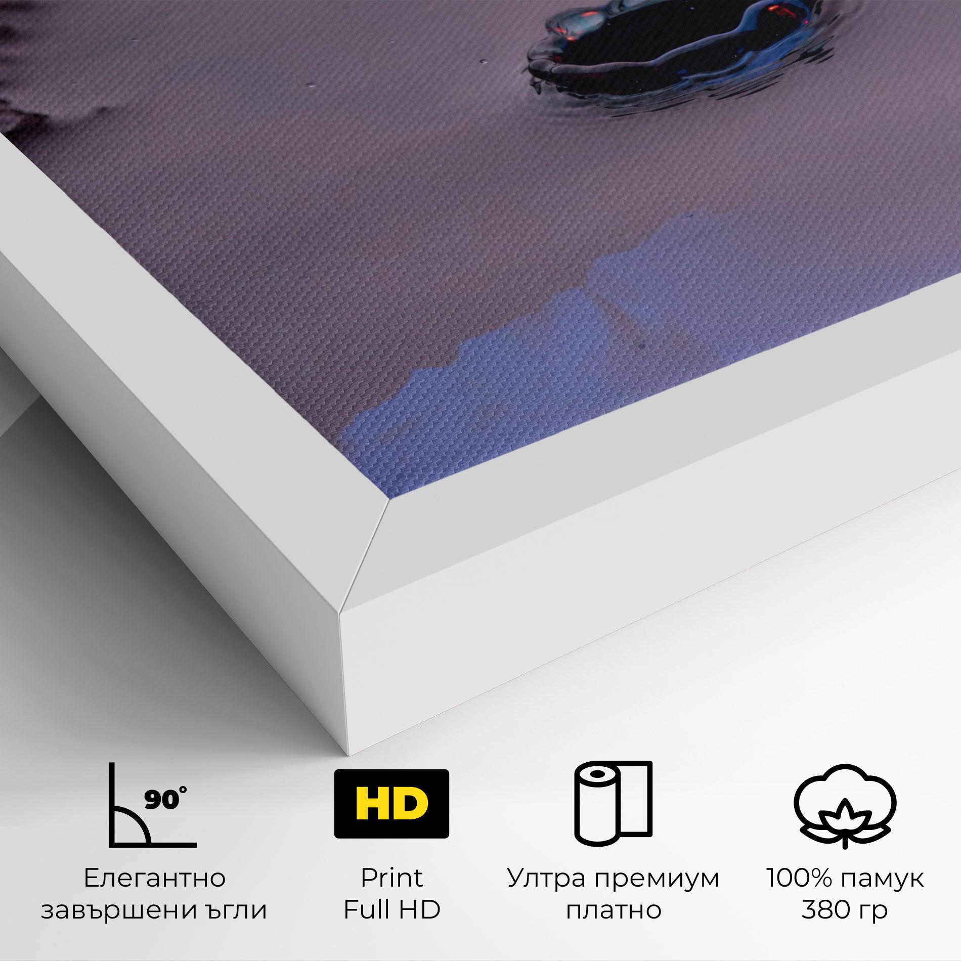 Blue Color Water mockup 4