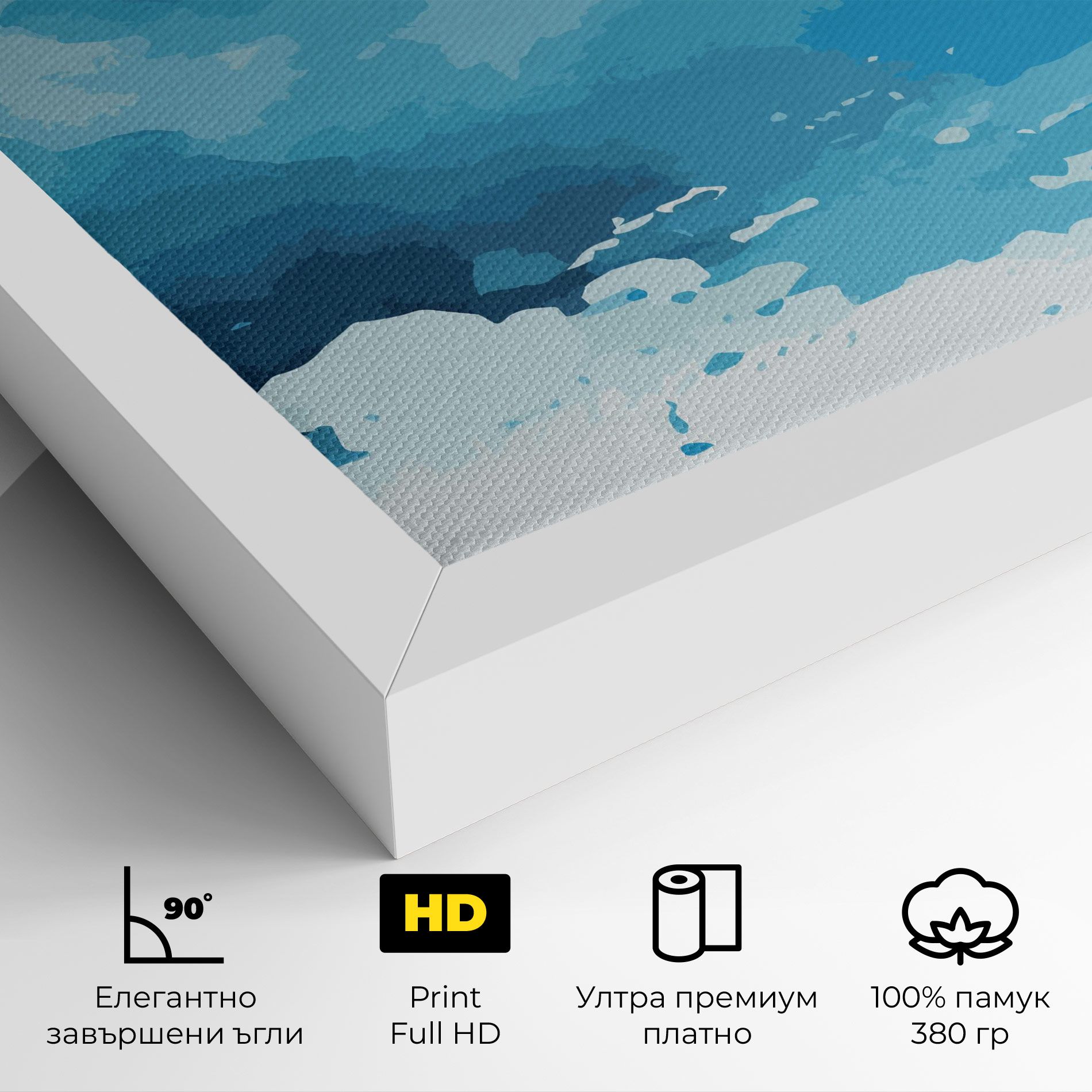 Blue Water Art mockup 4