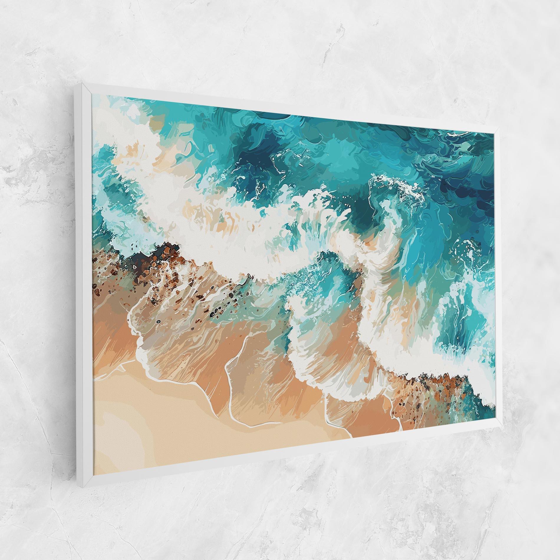 Картина на платно Artistic Waves mockup 1
