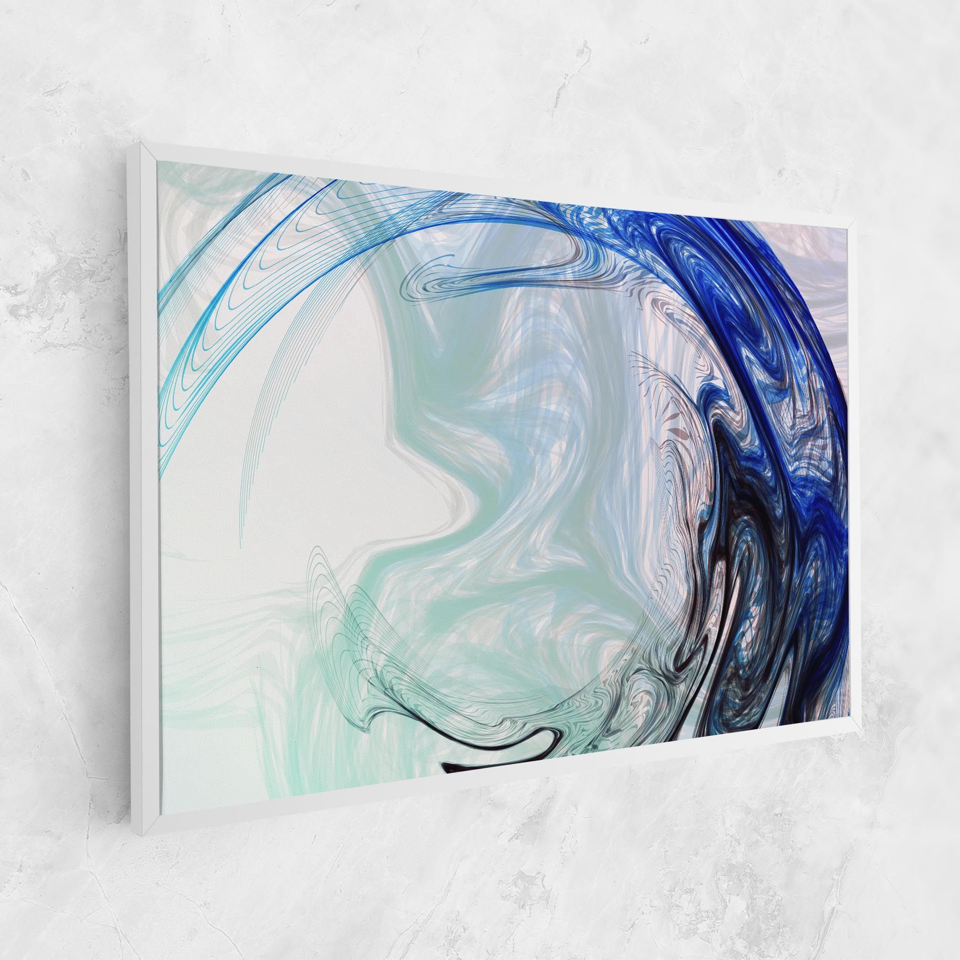 Blue Black Art mockup 1