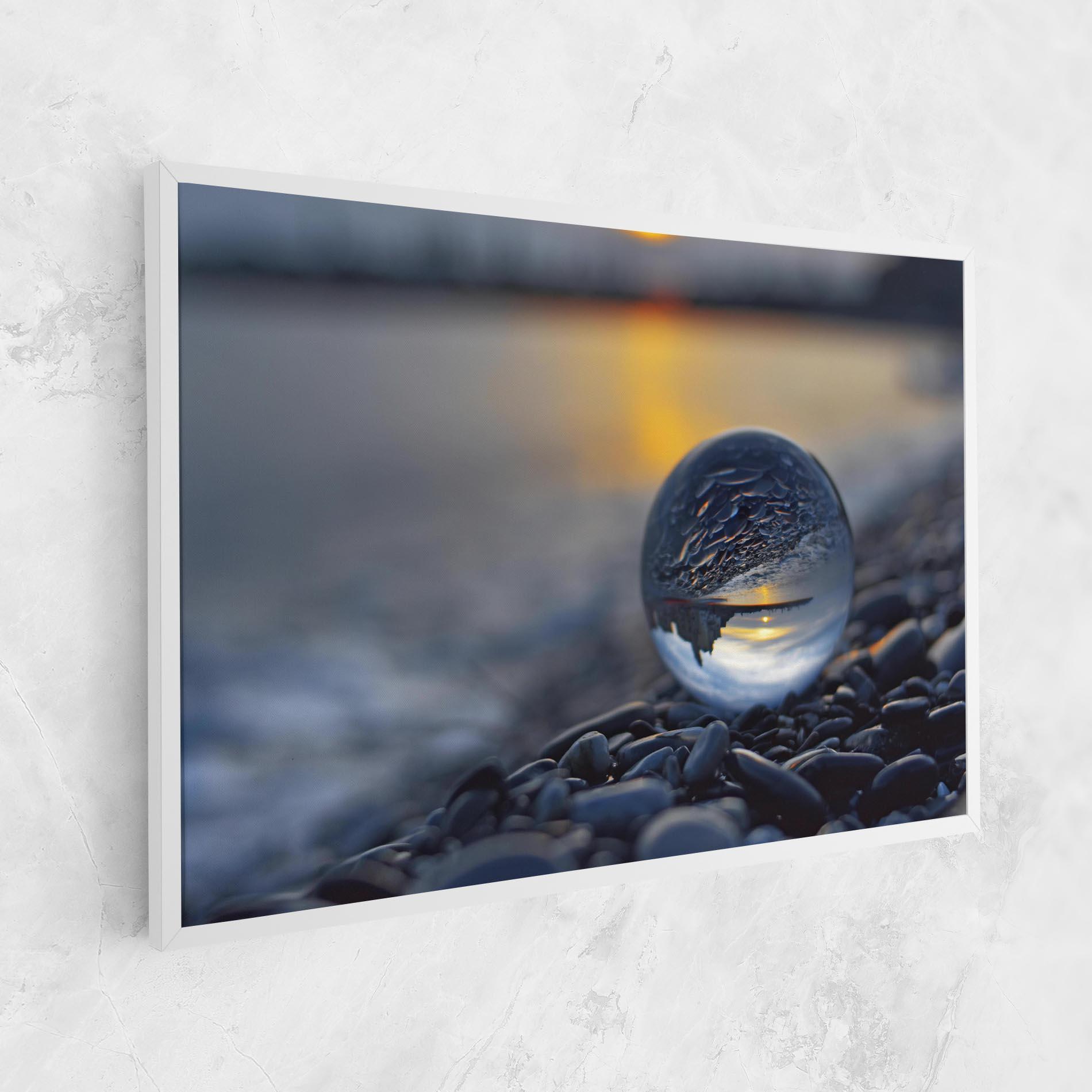 Картина на платно Sunset Lensball mockup 1