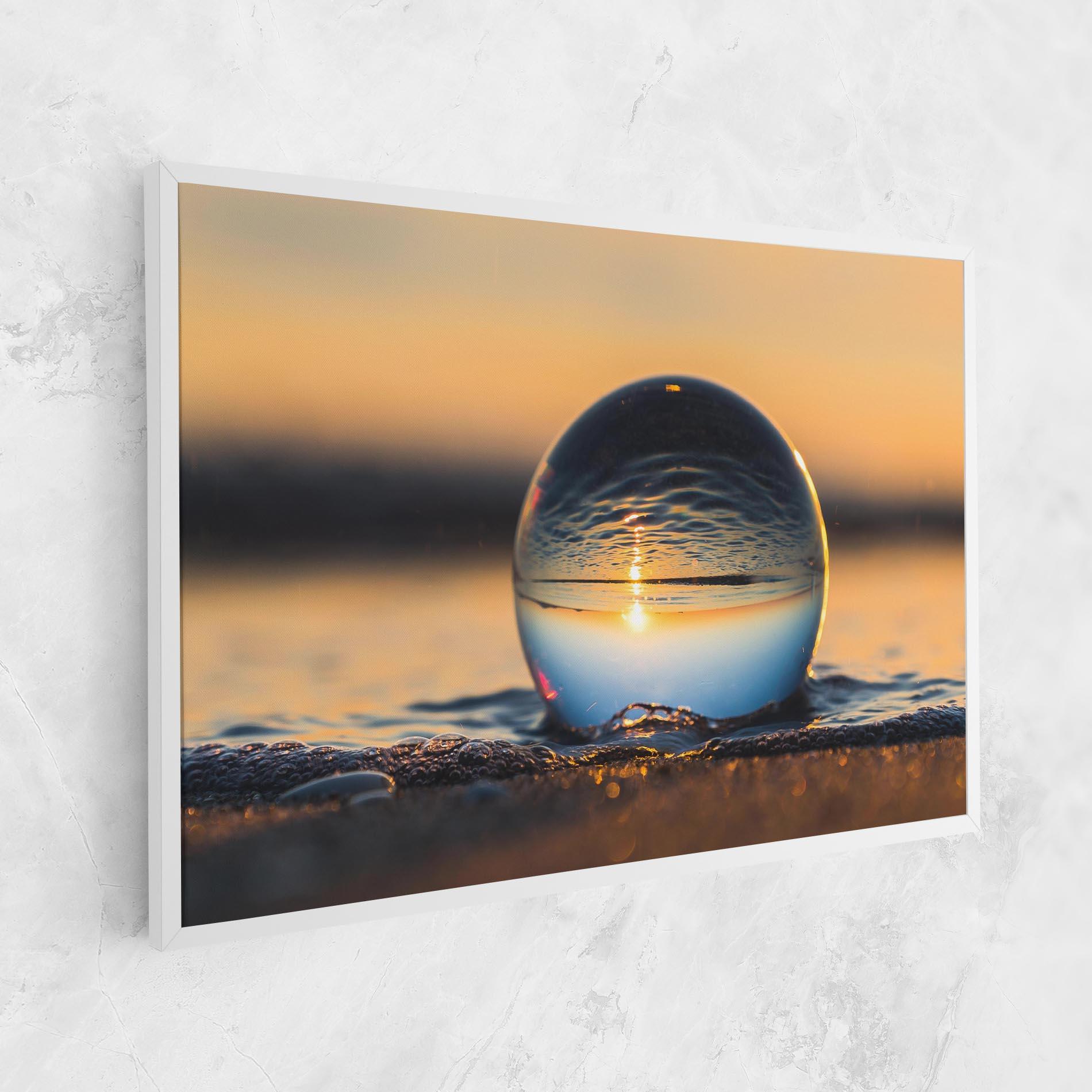 Картина на платно Water Bubble Reflecting mockup 1