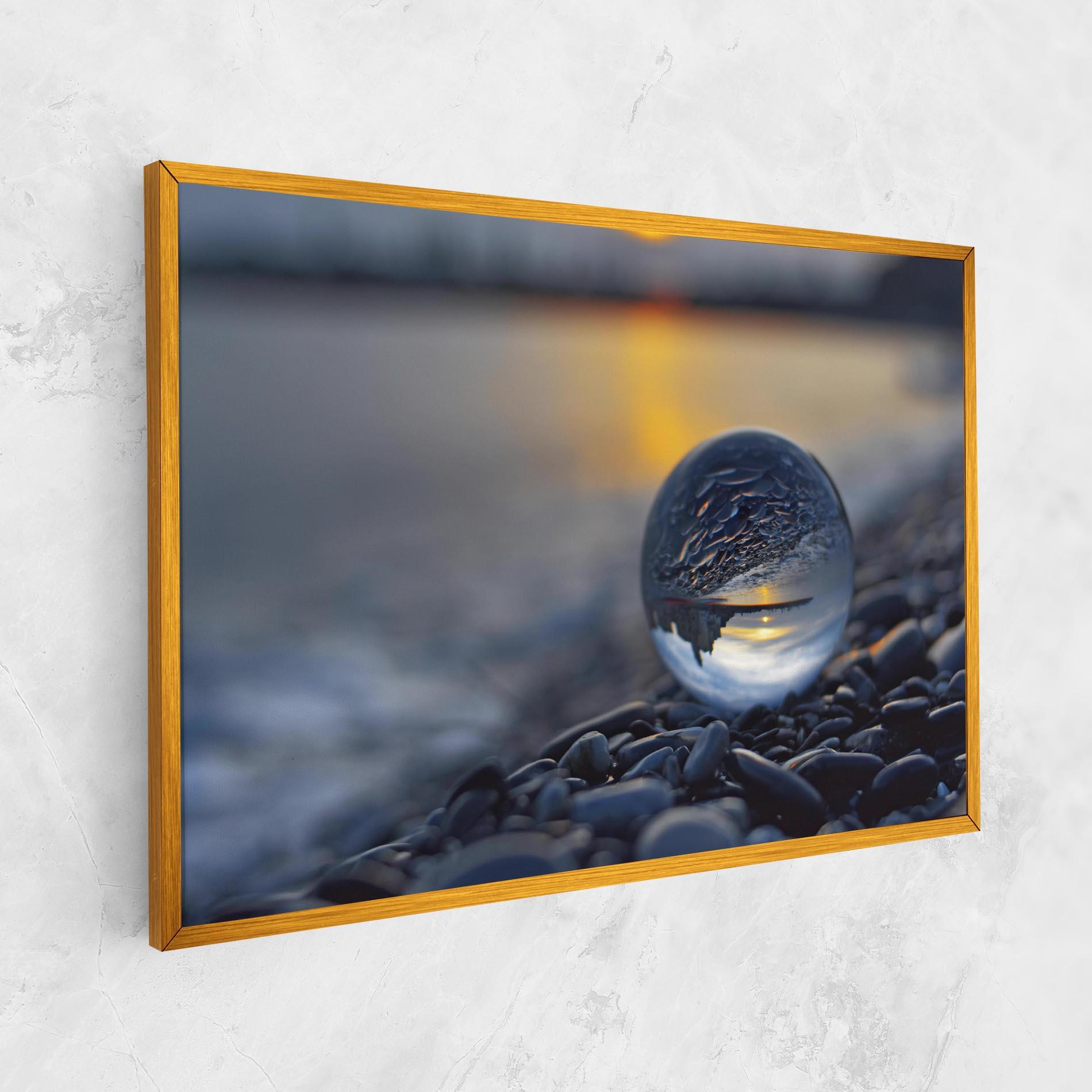Картина на платно Sunset Lensball mockup 1