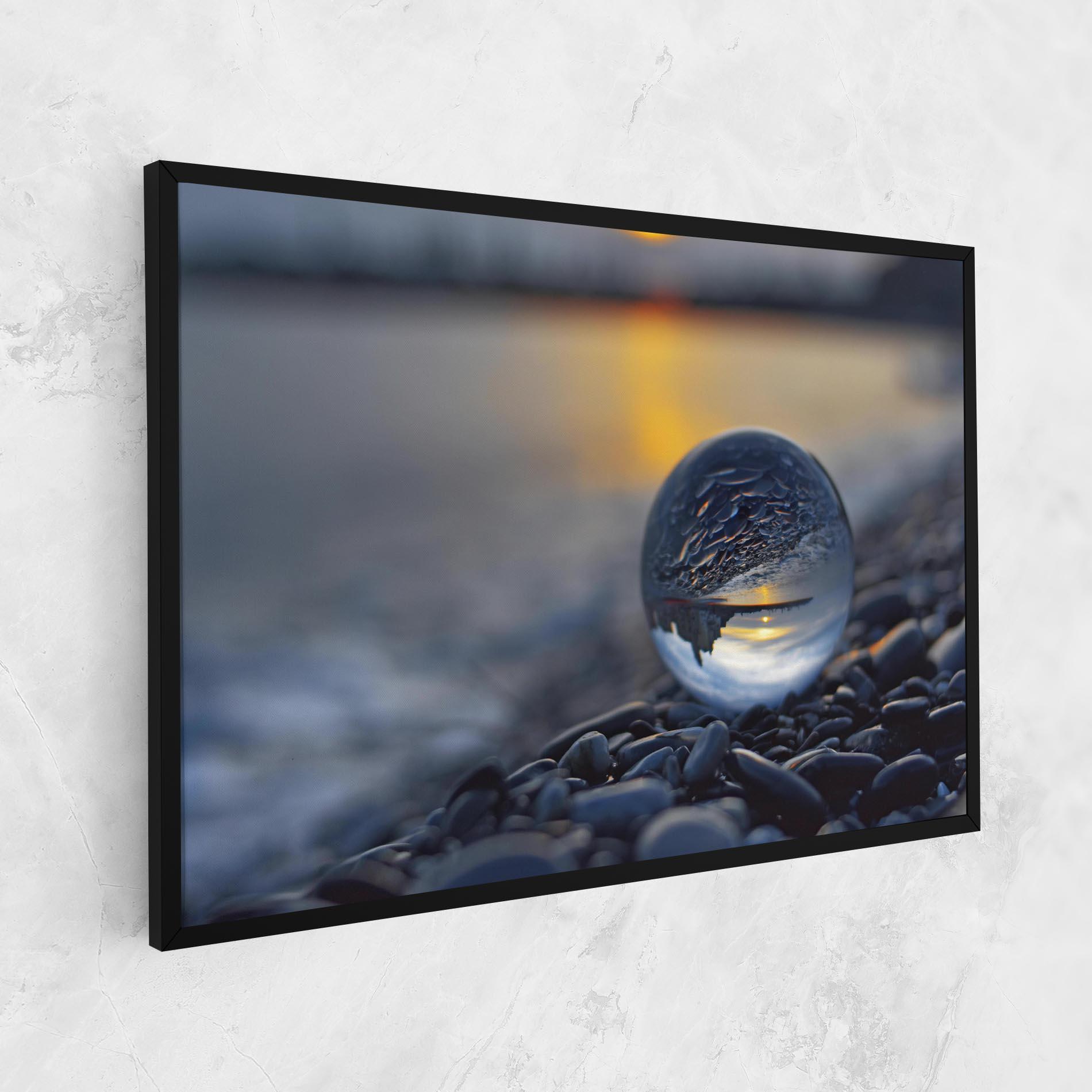 Картина на платно Sunset Lensball mockup 1