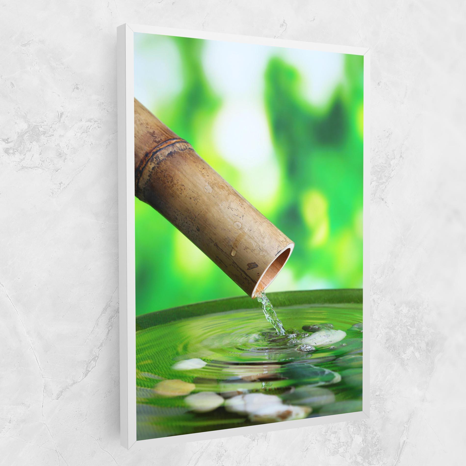 Картина на платно Bamboo Fountain mockup 1