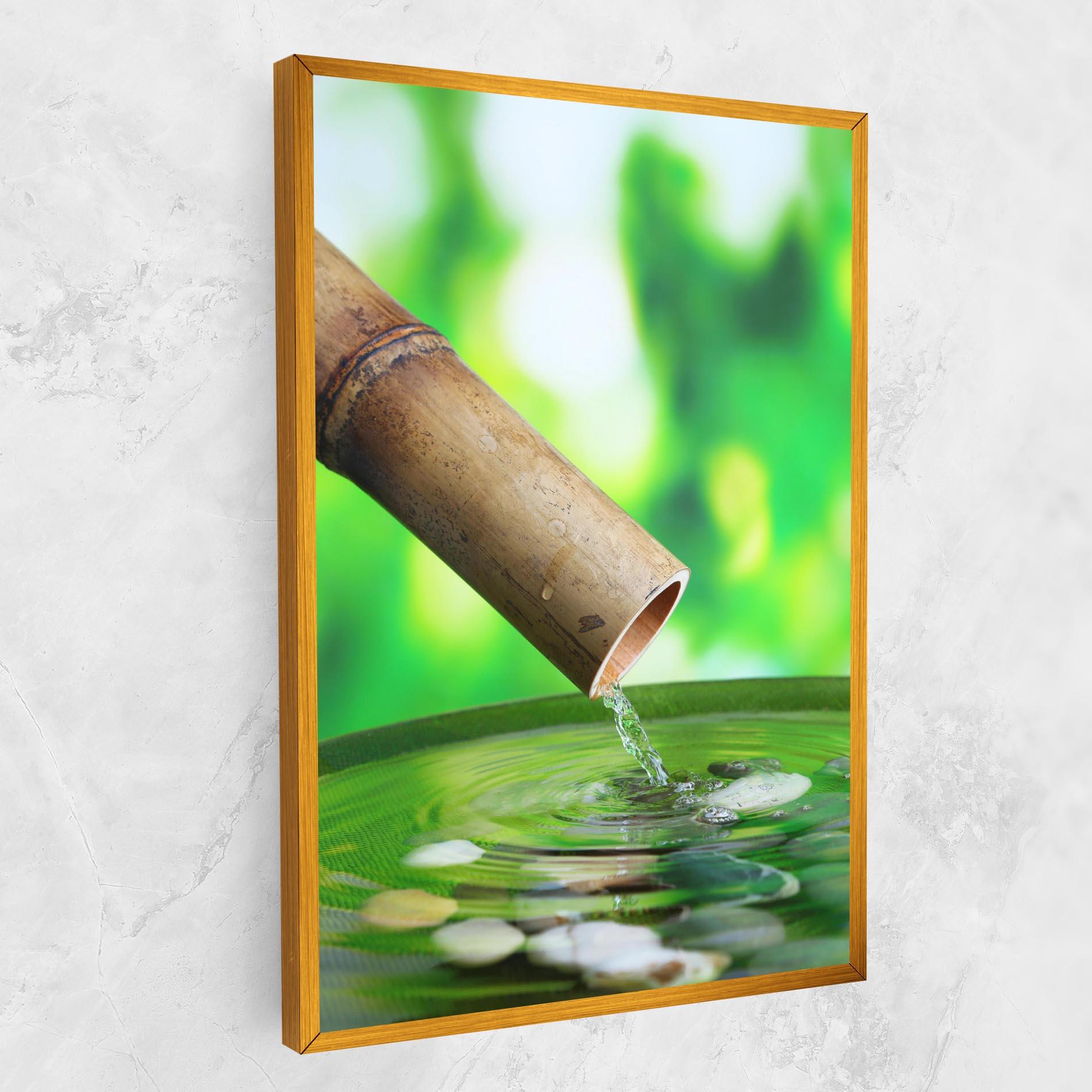 Картина на платно Bamboo Fountain mockup 1