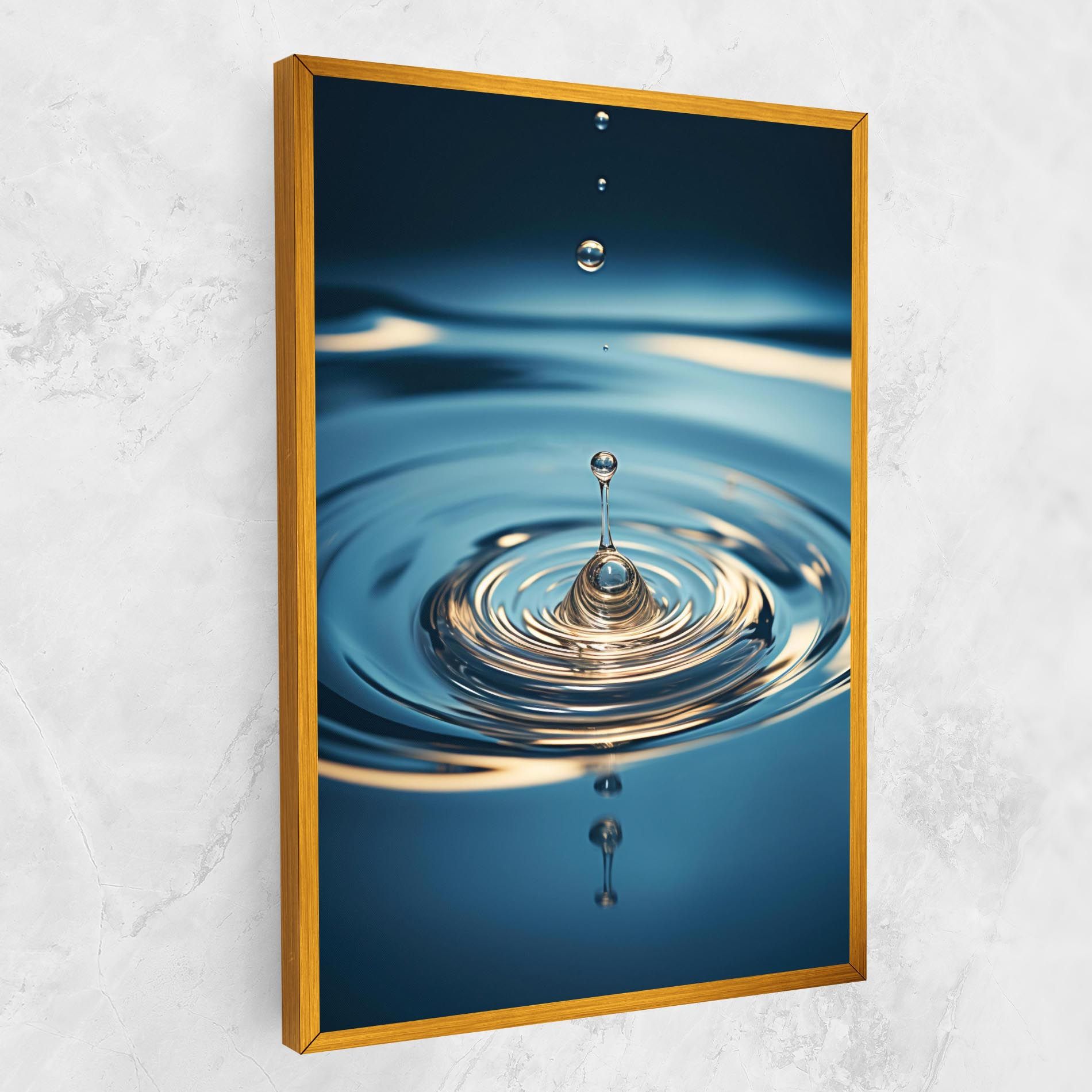 Cream Water Drop mockup 1