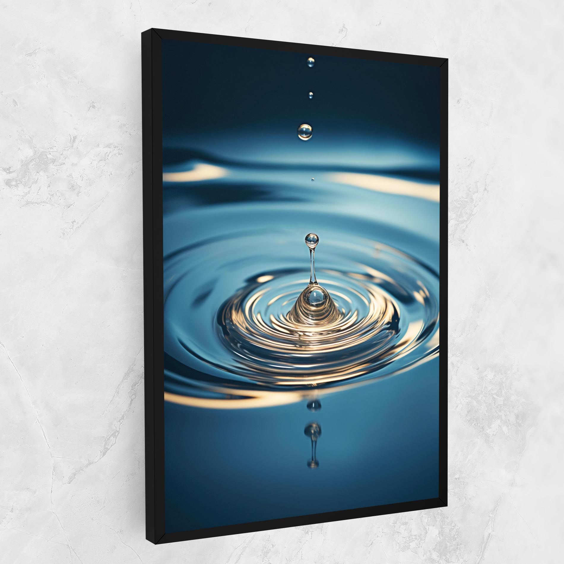 Cream Water Drop mockup 1