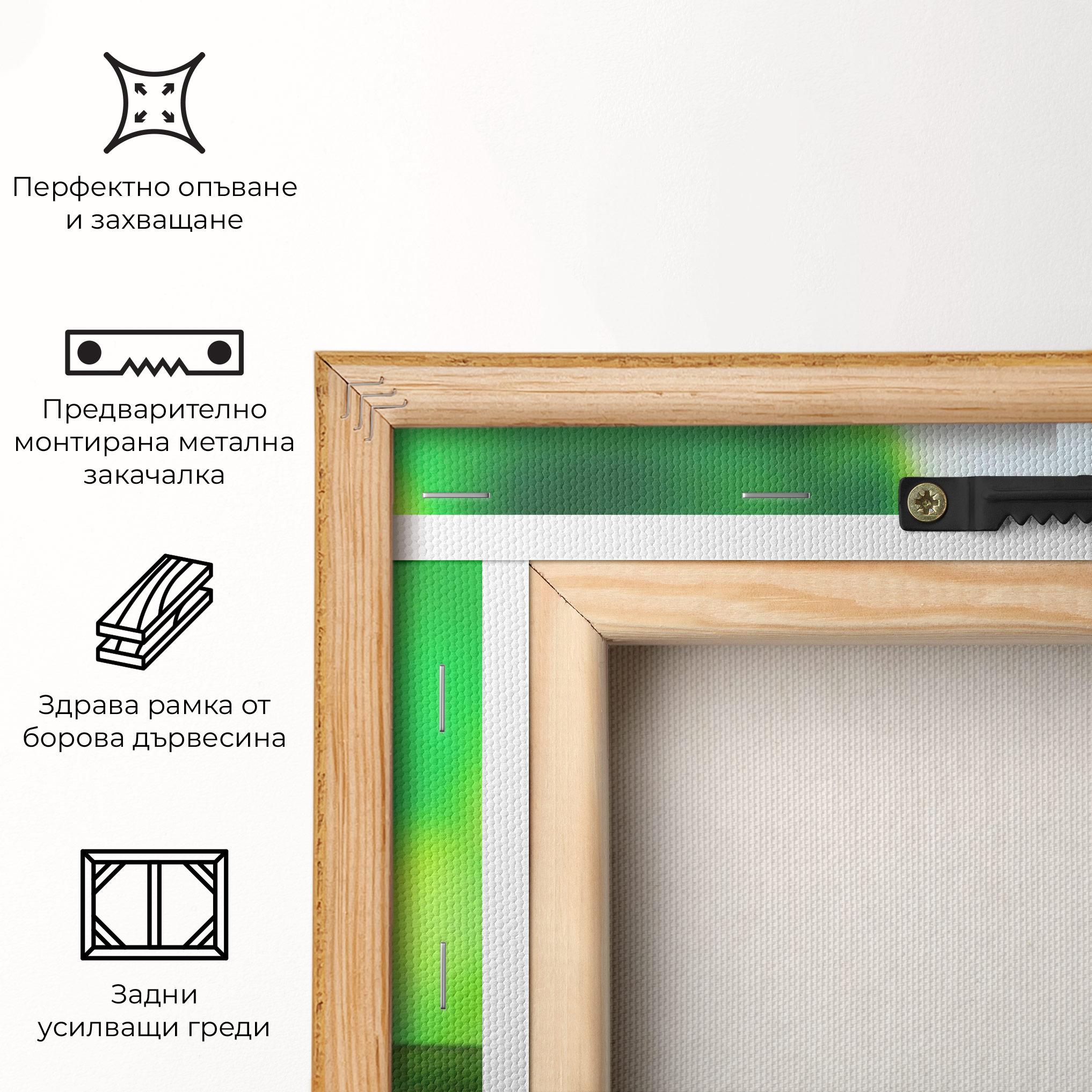 Картина на платно Bamboo Fountain mockup 5
