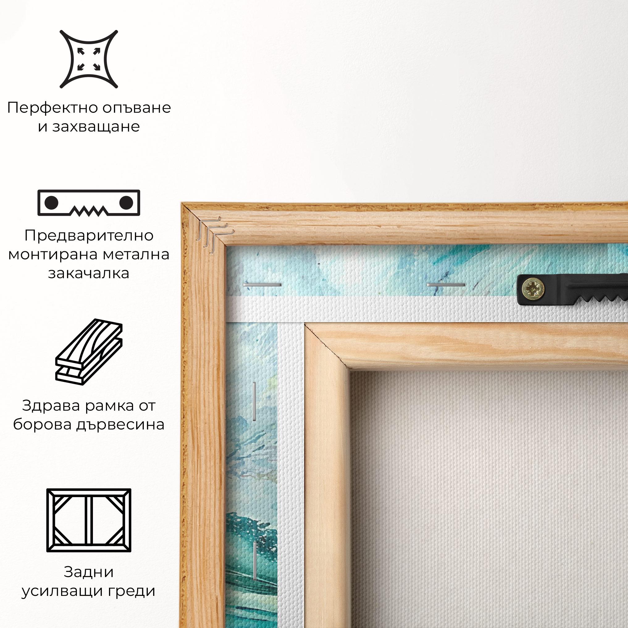 Картина на платно Sea Watercolor mockup 5