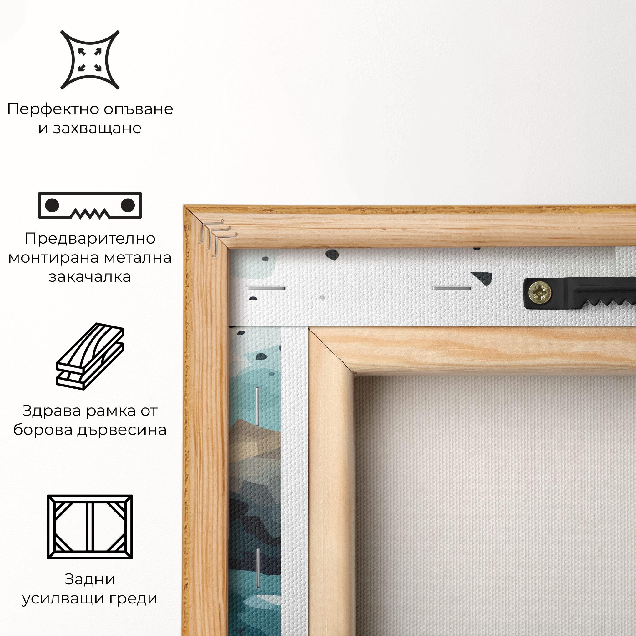 Картина на платно Water Birds mockup 5