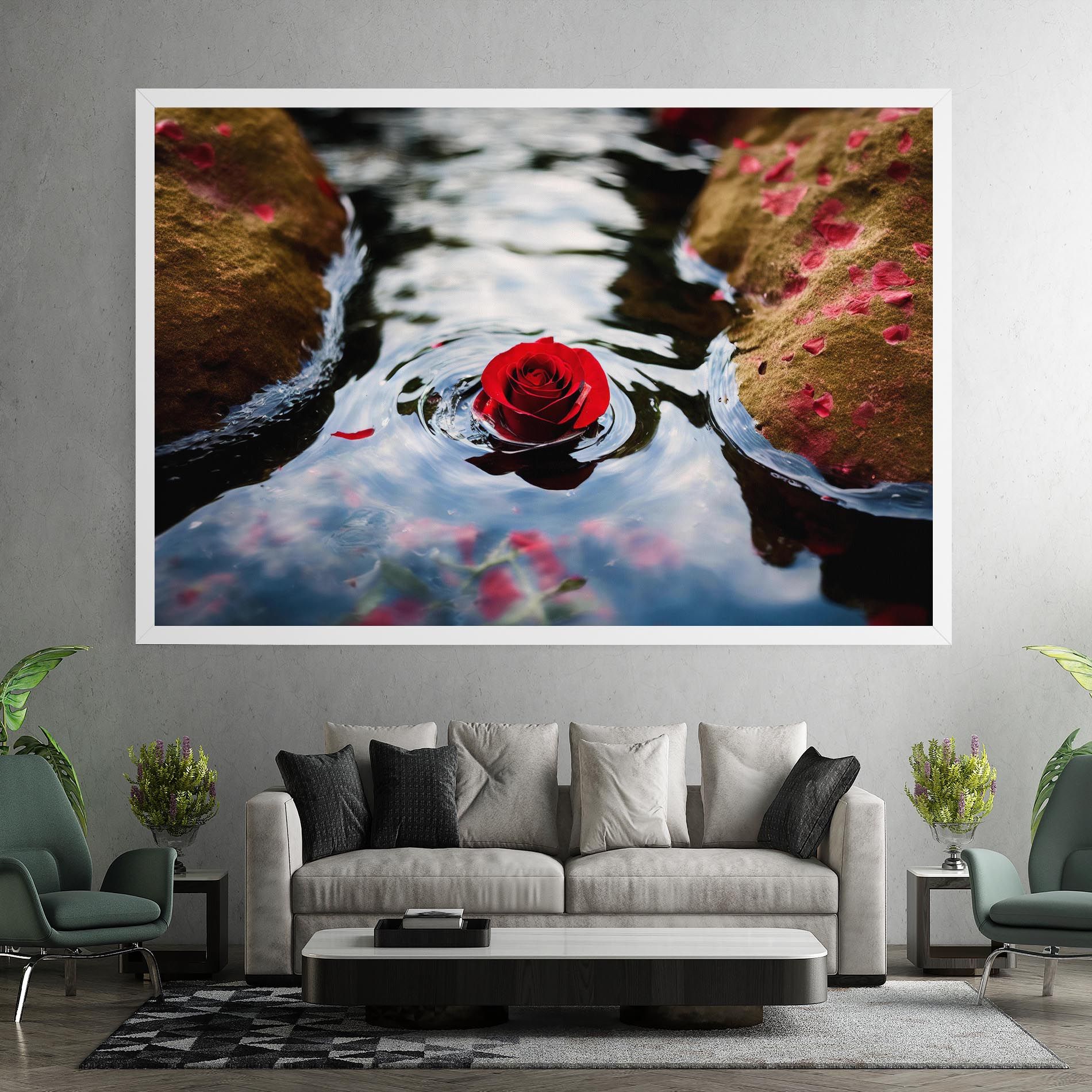 Floating Water Rose mockup 7
