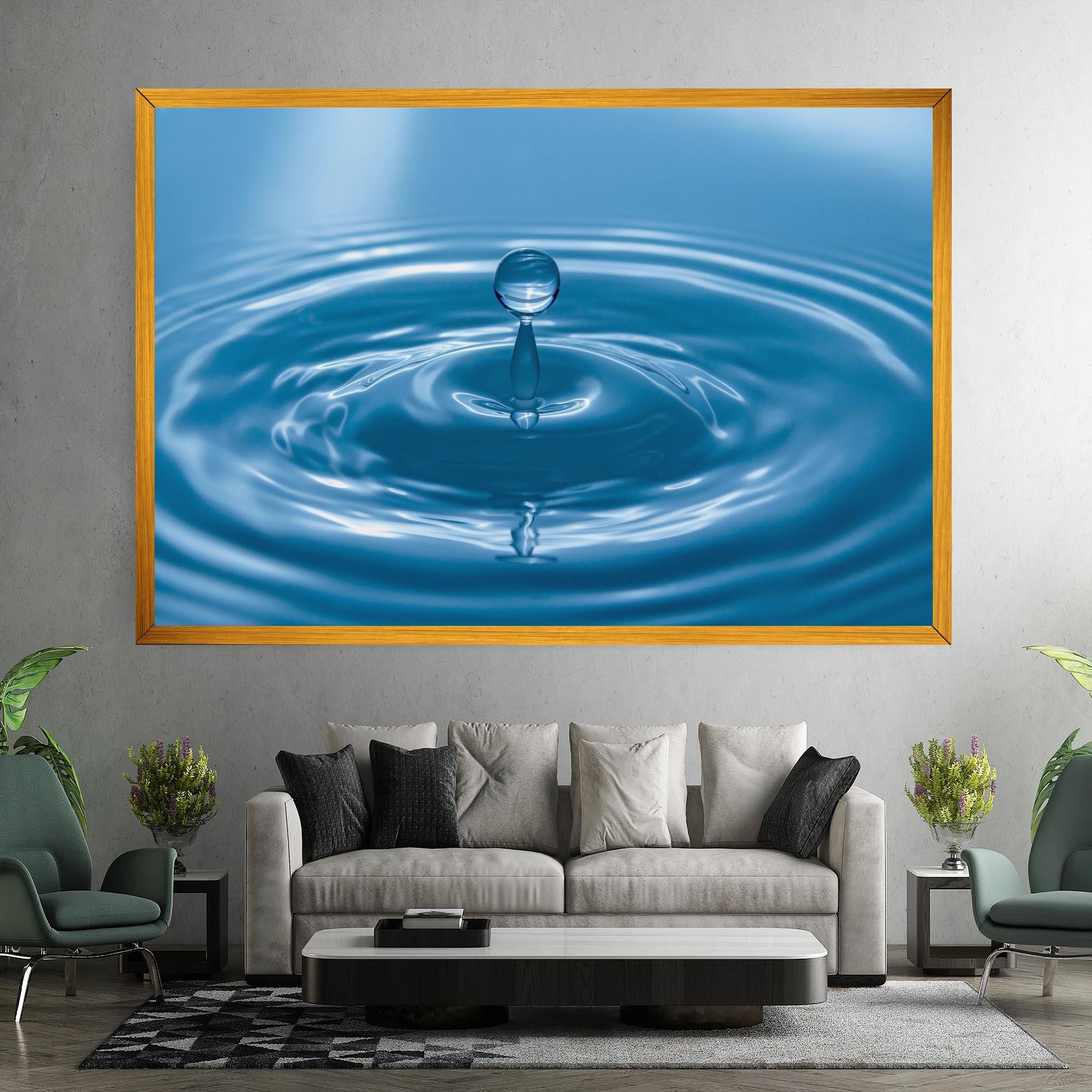 Картина на платно Drop Close Up mockup 7