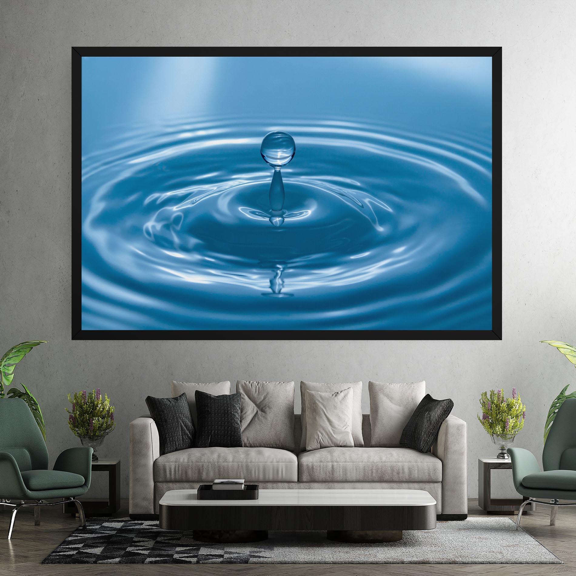 Картина на платно Drop Close Up mockup 7