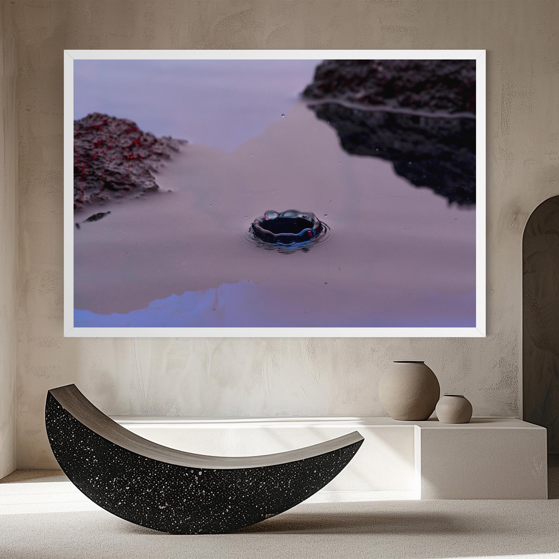 Картина на платно Blue Color Water mockup 8