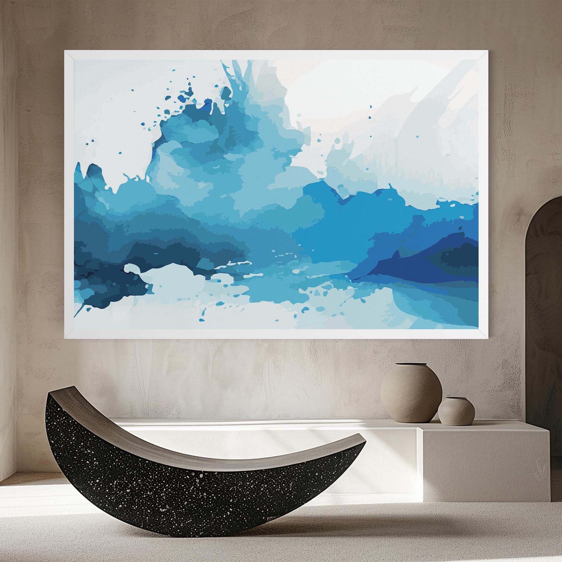 Blue Water Art mockup 8